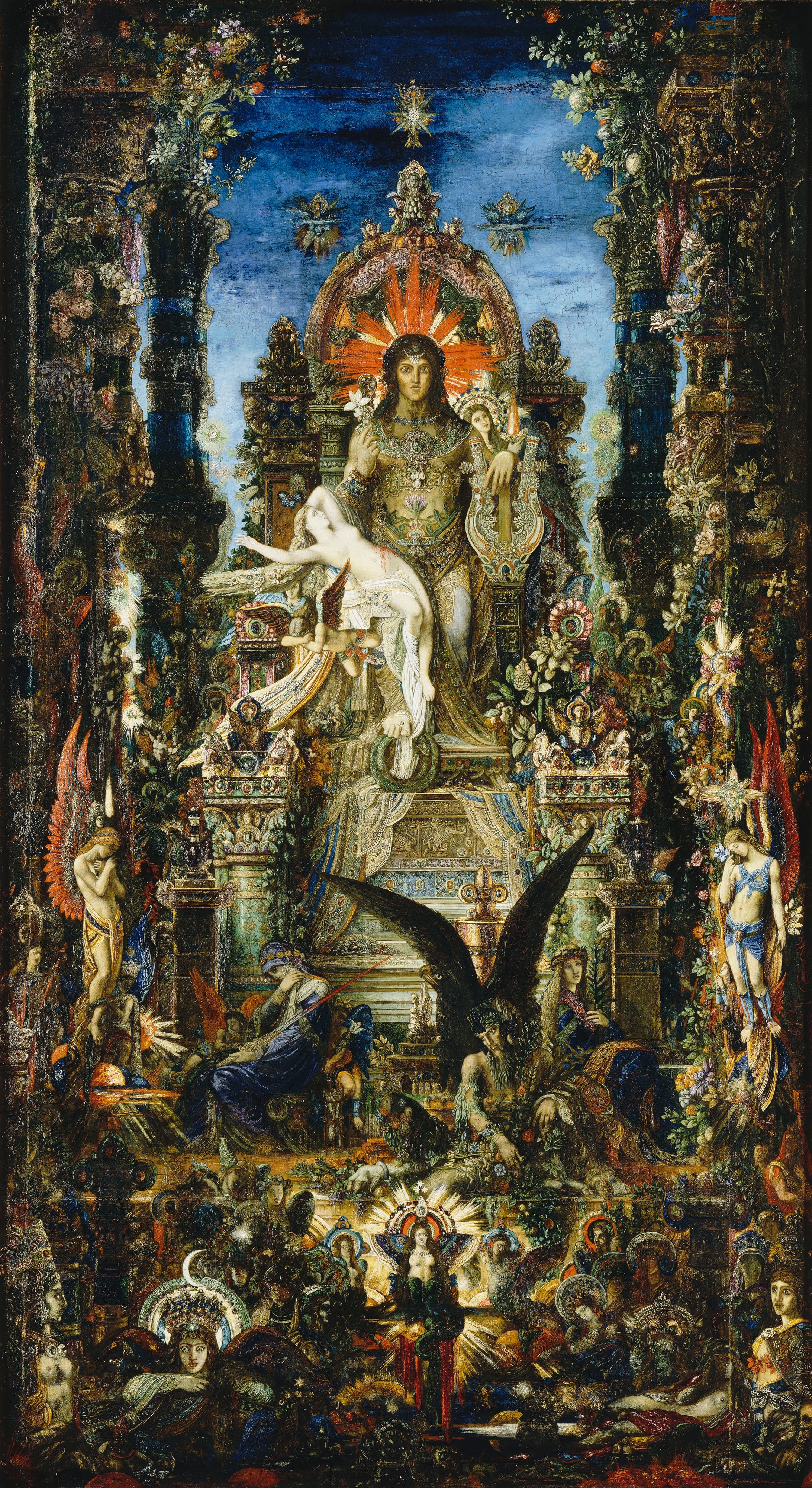Jupiter and Semele by Gustave Moreau