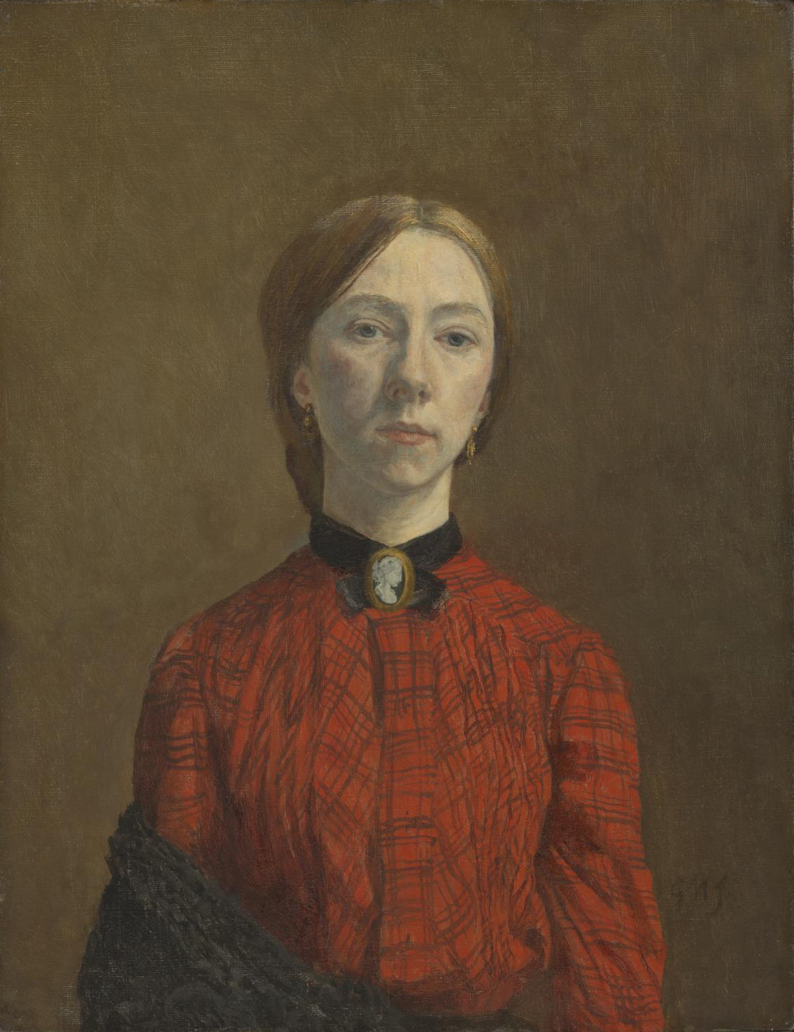 Self-portrait by Gwendolen Mary John