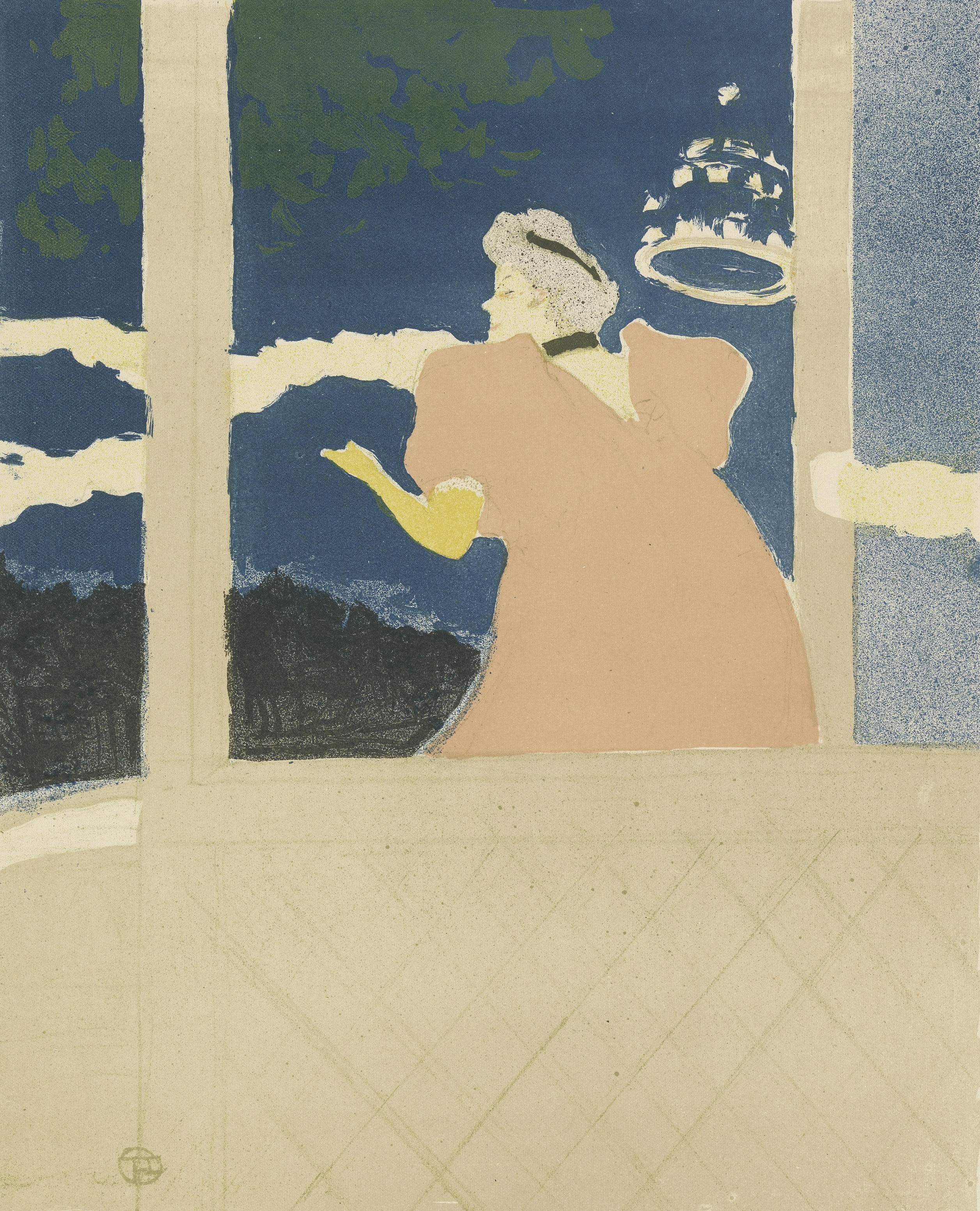 At the Café-concert by Henri de Toulouse-Lautrec