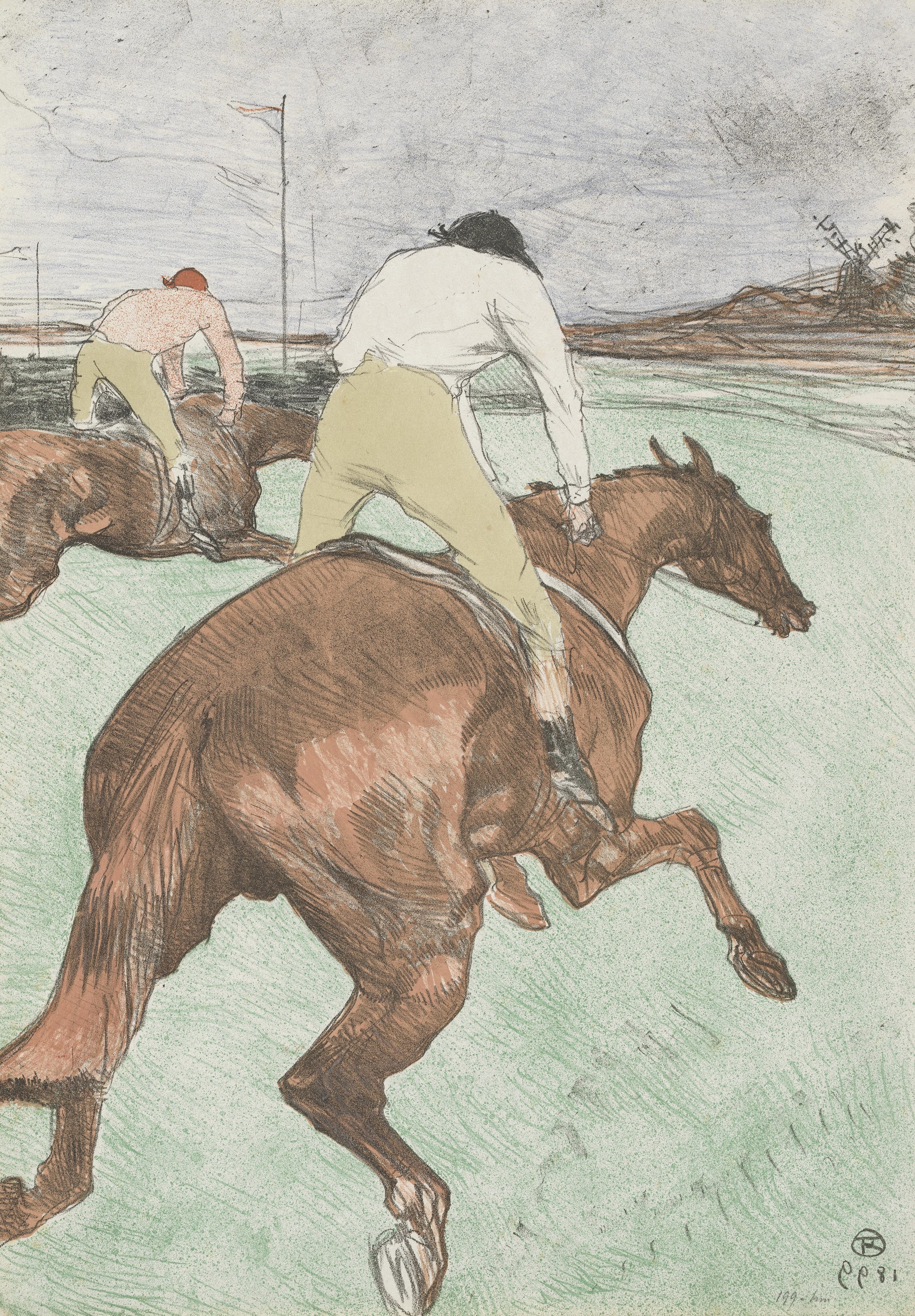 The Jockey by Henri de Toulouse-Lautrec