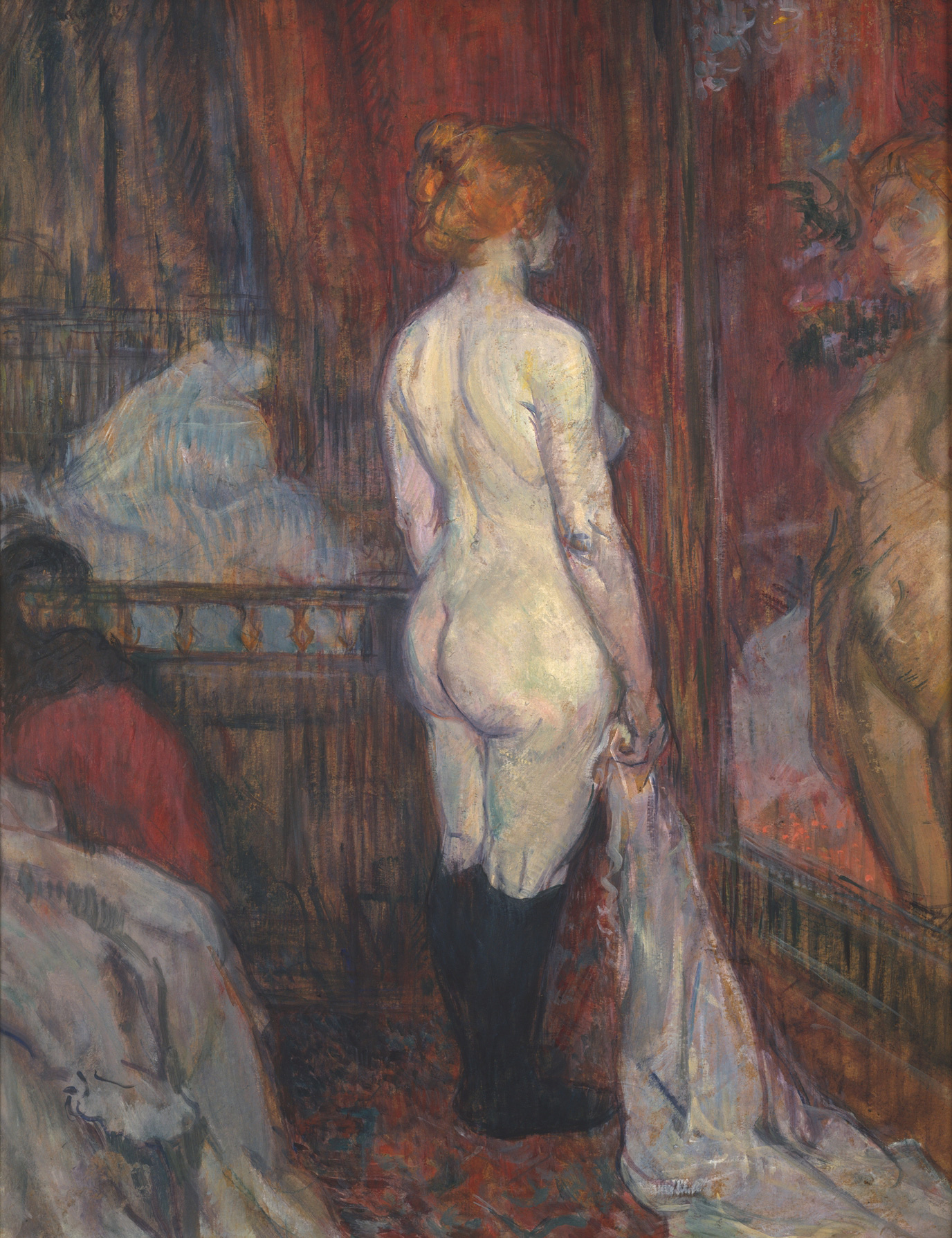 Woman before a Mirror by Henri de Toulouse-Lautrec