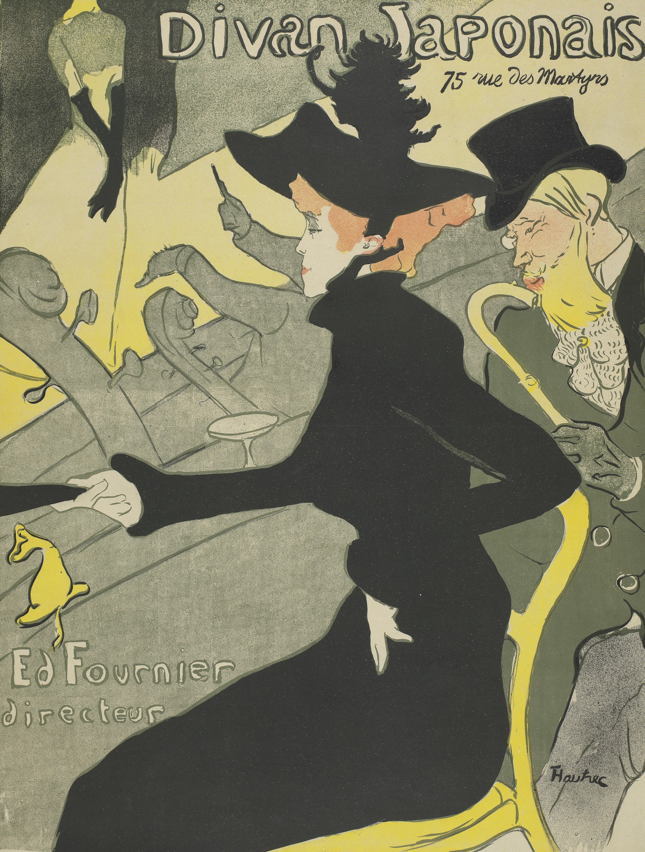 Poster for Le Divan Japonais by Henri de Toulouse-Lautrec