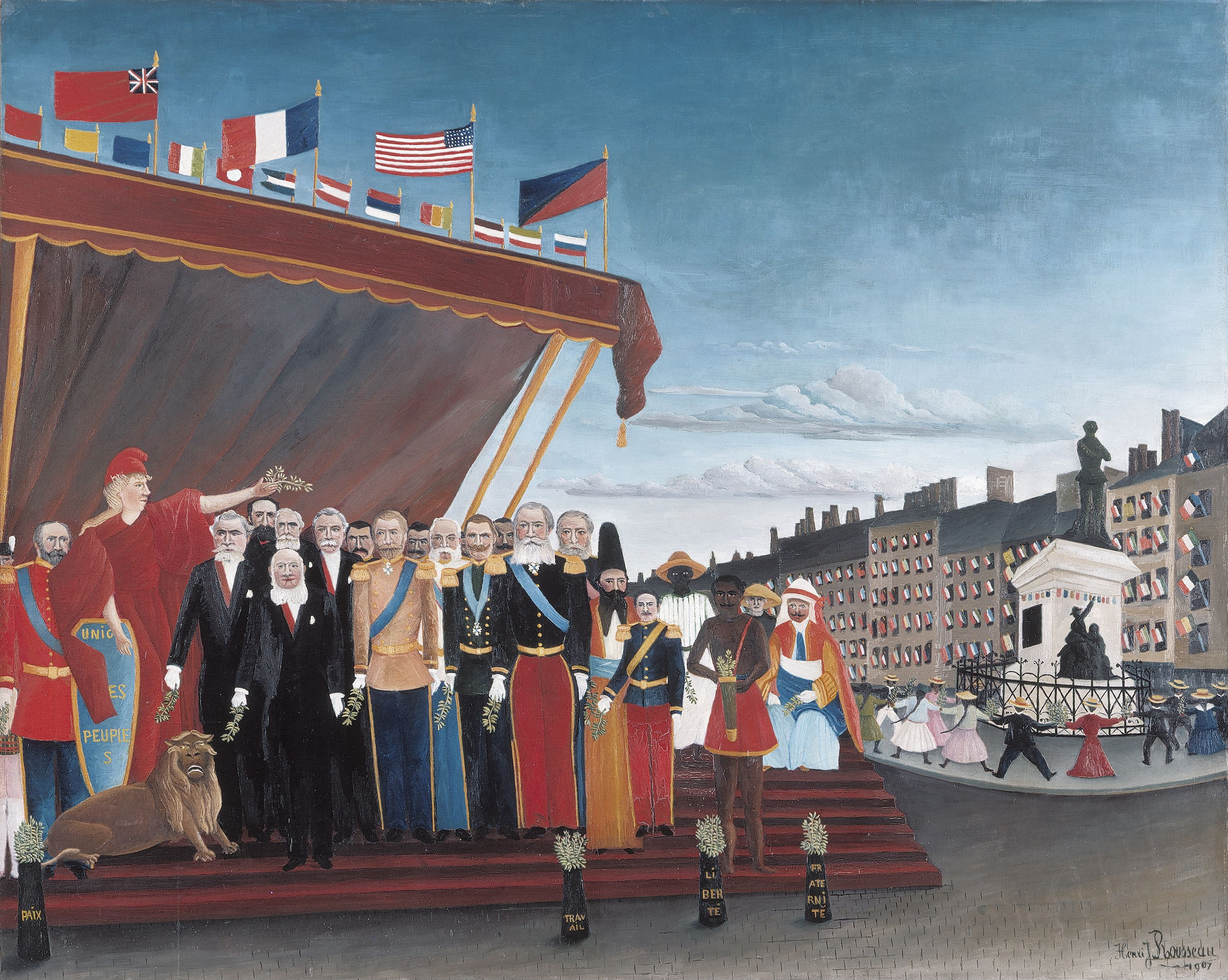 Representatives of Foreign Powers by Henri Rousseau