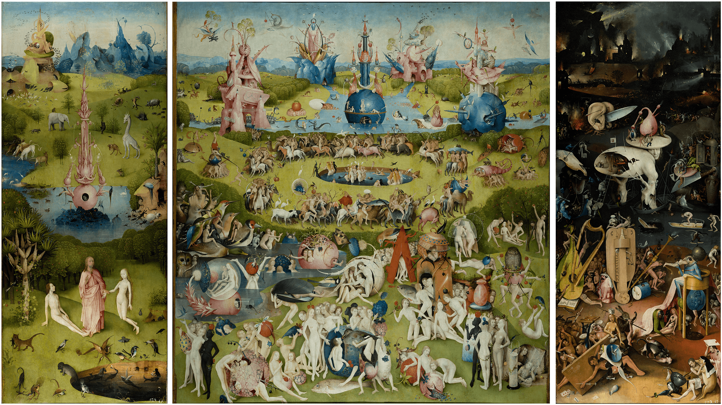 The Garden of Earthly Delights by Hieronymus Bosch