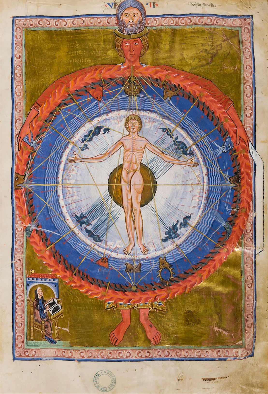 Book of Divine Works, Part 1, Vision 2: The Cosmic Spheres and Human
Being by Hildegard von Bingen