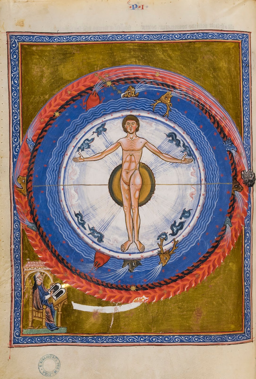 Book of Divine Works, Part 1, Vision 3: Macrocosm of Winds, Microcosm
of Humors by Hildegard von Bingen