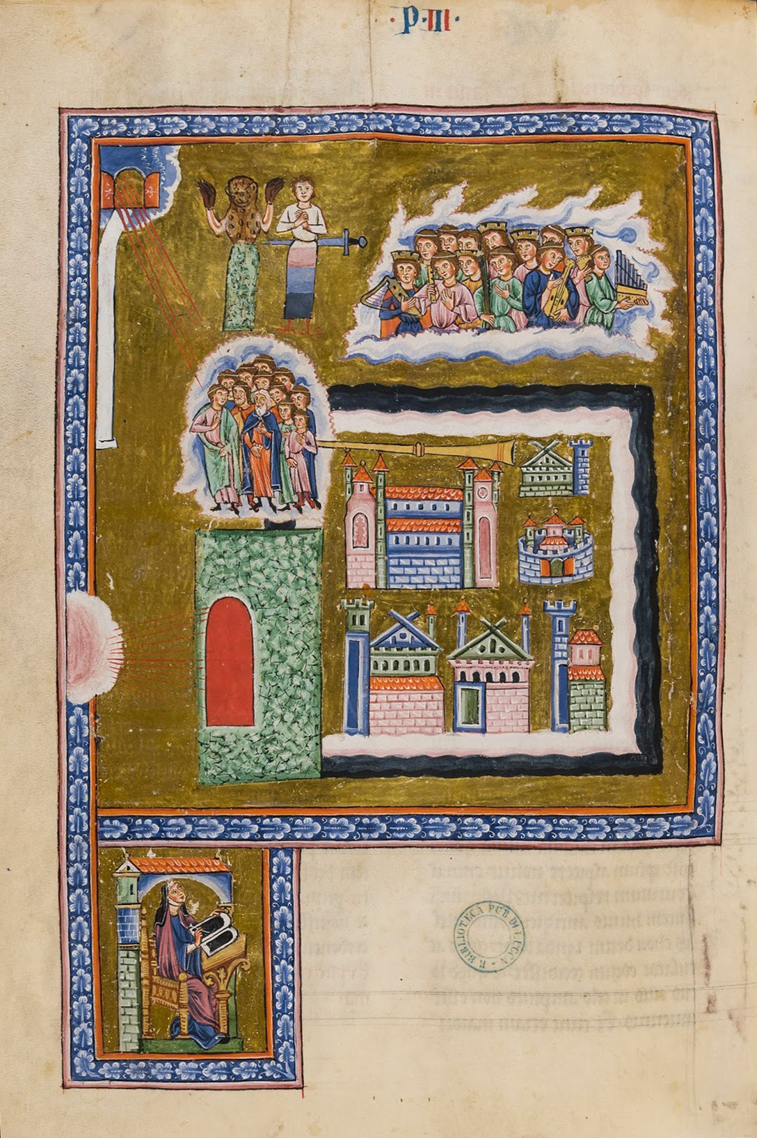 Book of Divine Works, Part 3, Vision 2: The City of God in Salvation
History by Hildegard von Bingen