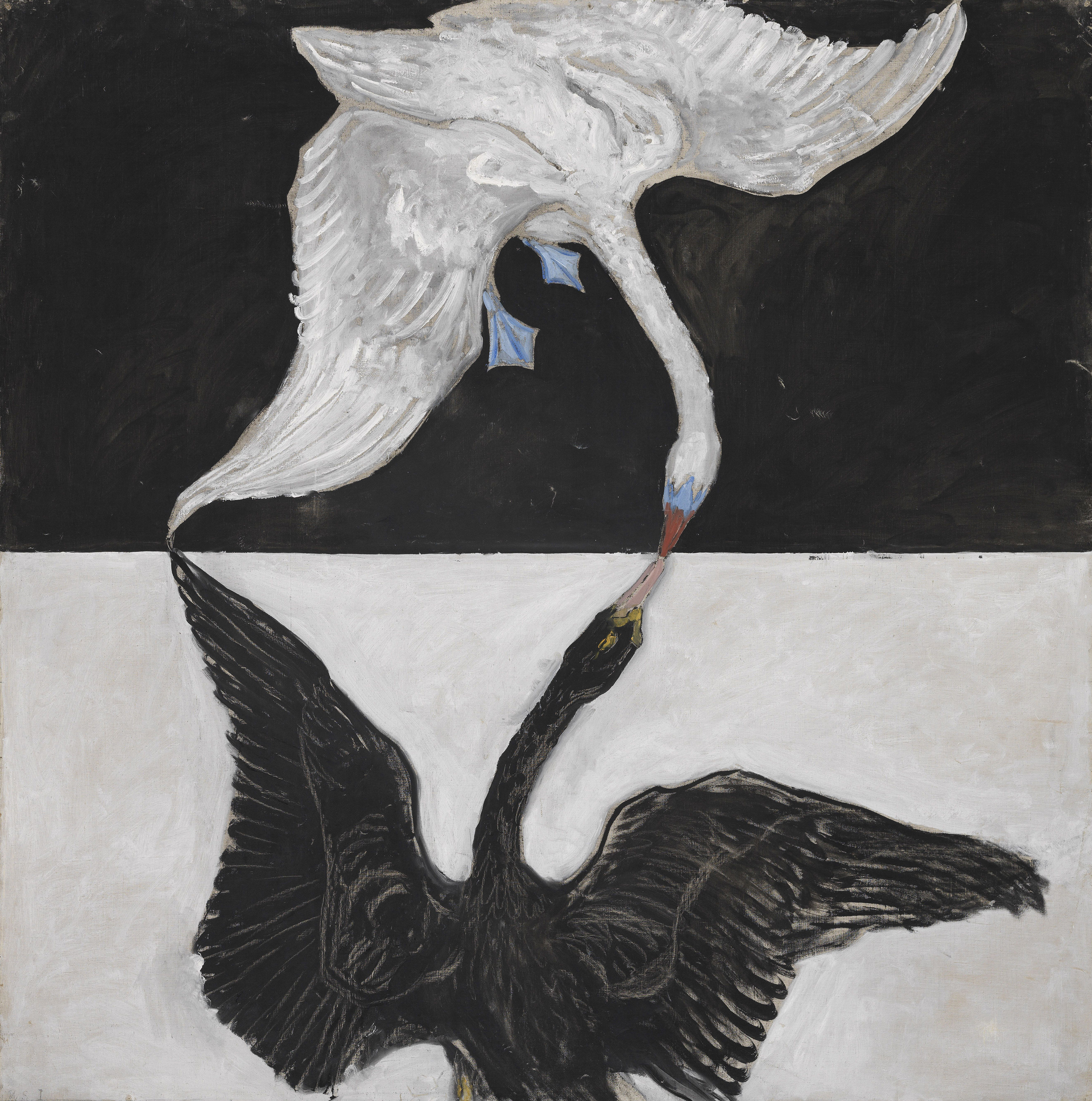 Group IX/SUW, The Swan, No. 1 by Hilma af Klint