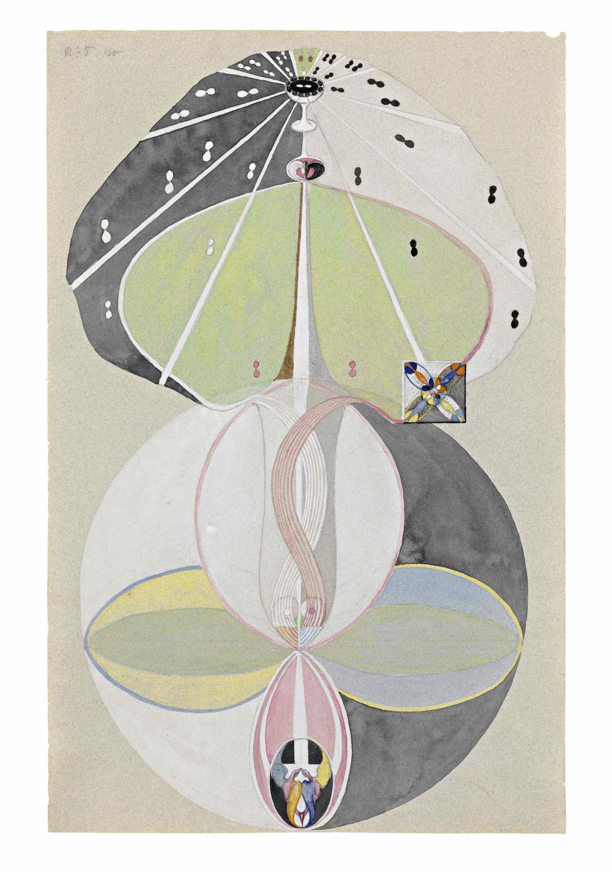 Tree of Knowledge No. 5 by Hilma af Klint
