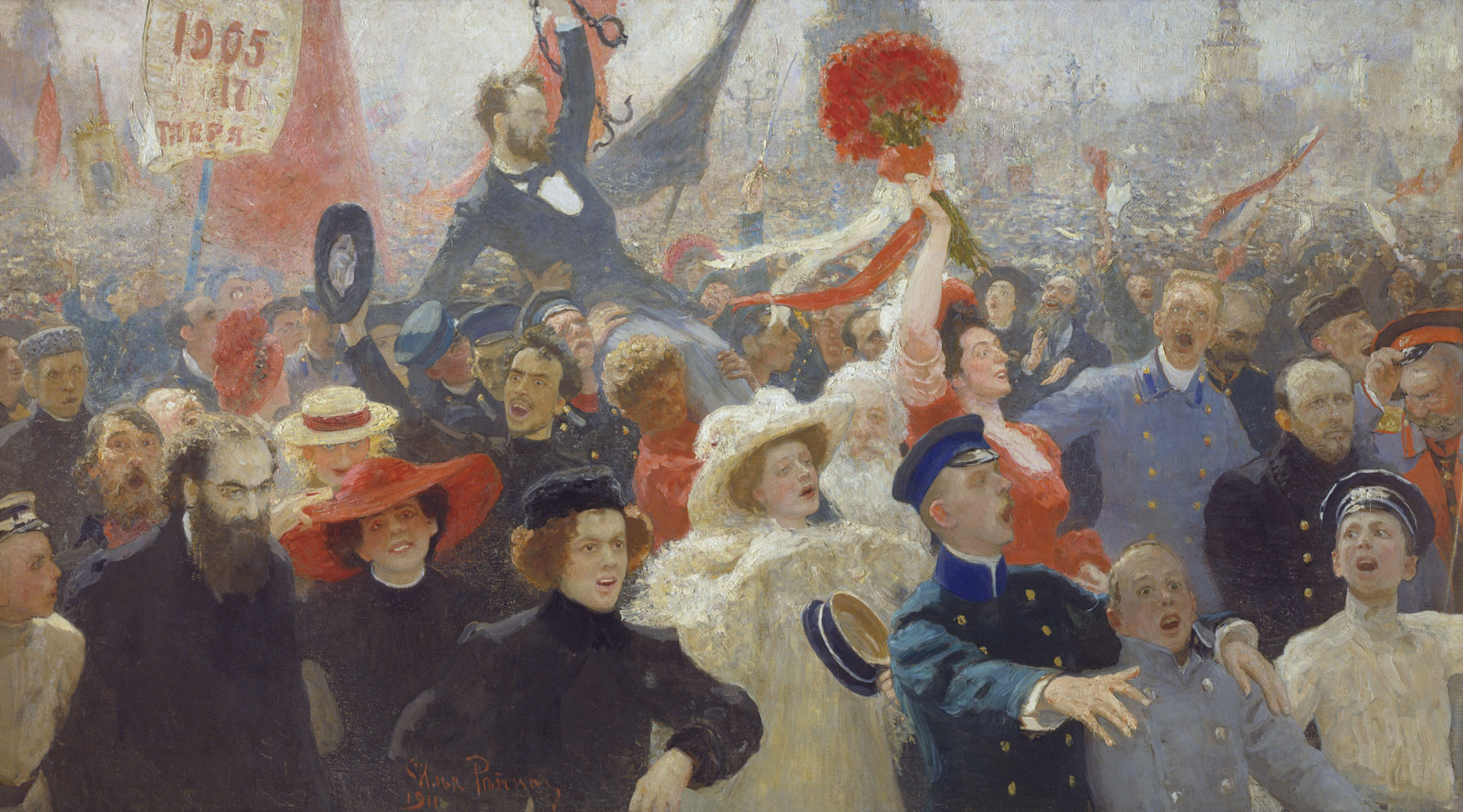 Demonstration on October 17, 1905 by Ilya Repin
