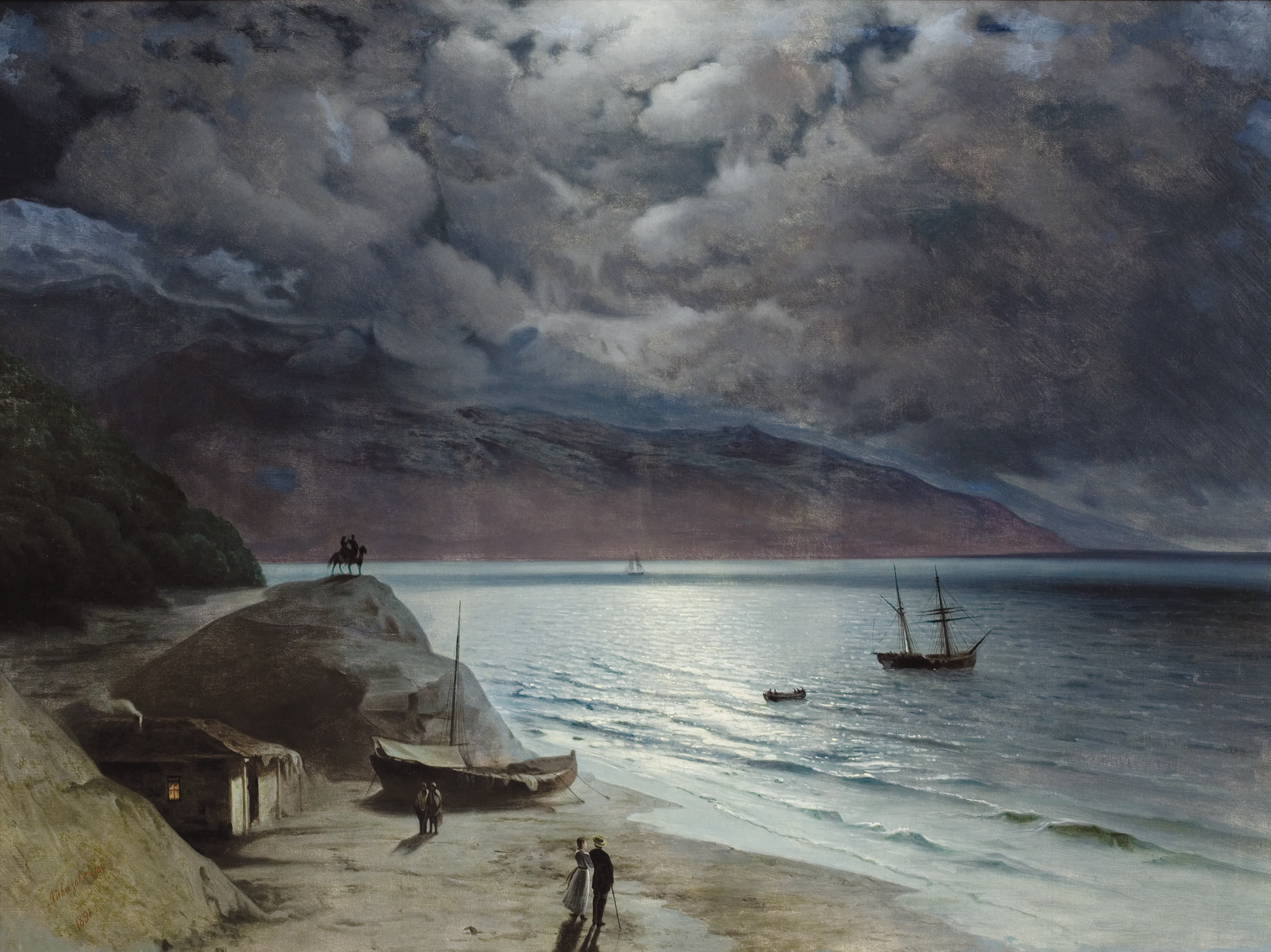 Night at Gurzof by Ivan Aivazovsky