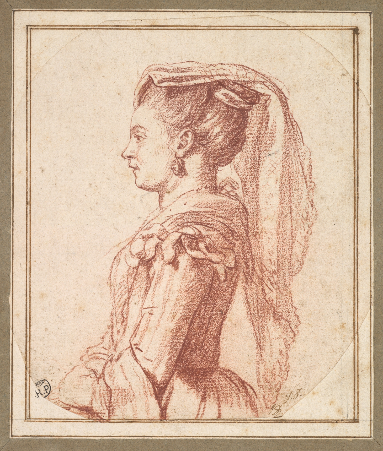 A Young Woman of Frascati by Jacques-Louis David