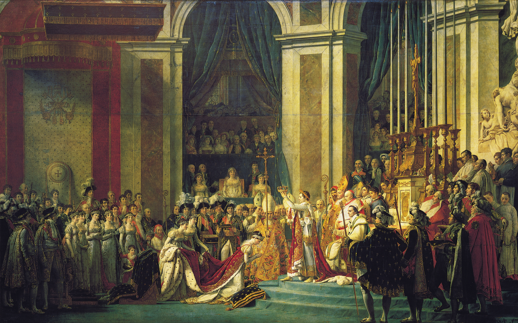 Consecration of the Emperor Napoleon I and Coronation of the Empress
Josephine by Jacques-Louis David
