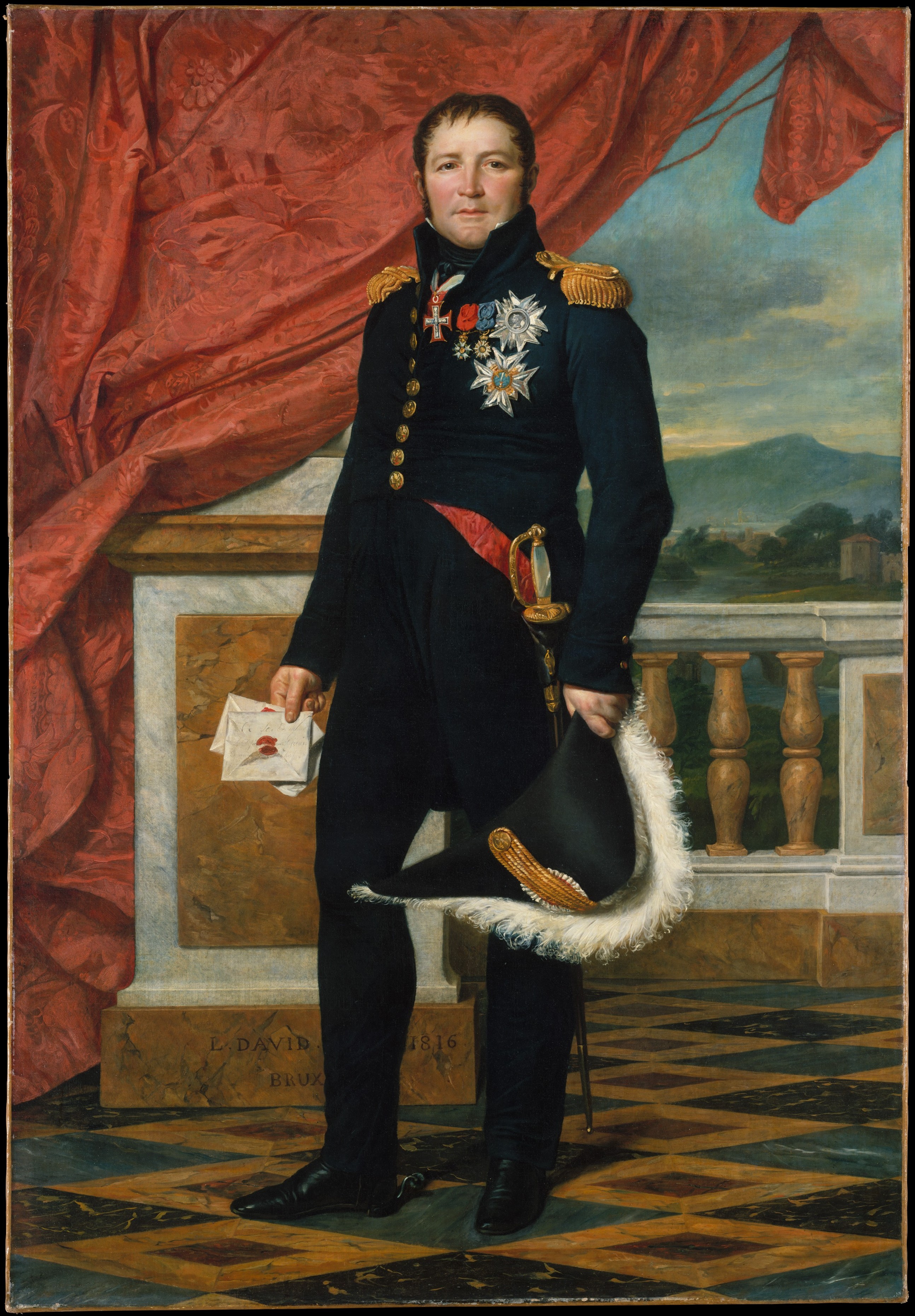 General Étienne-Maurice Gérard by Jacques-Louis David