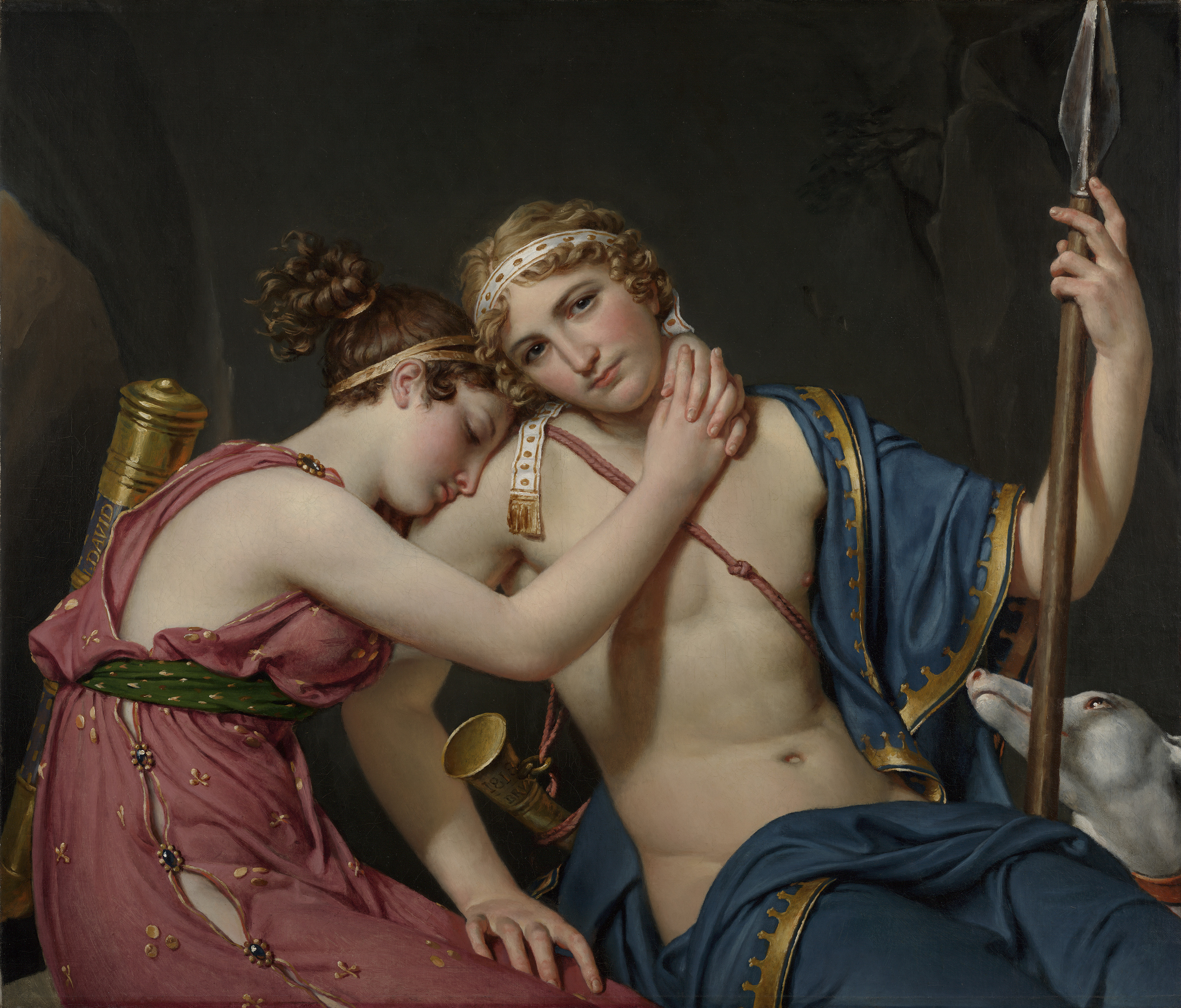 The Farewell of Telemachus and Eucharis by Jacques-Louis David