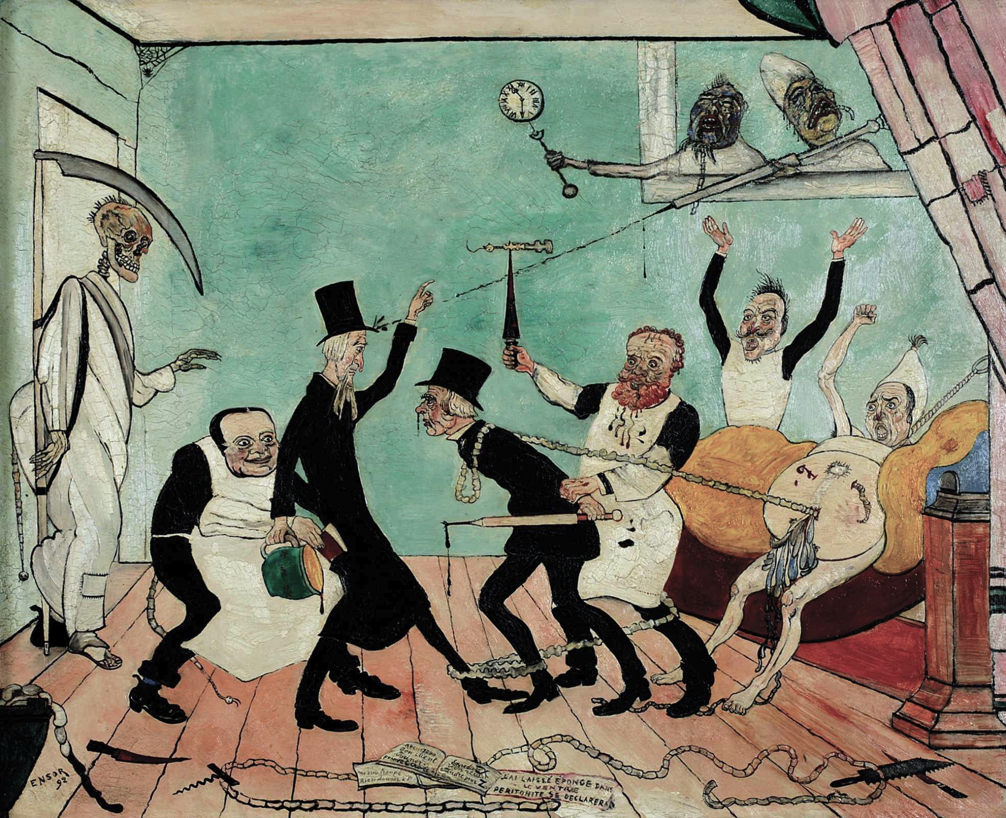 The Bad Doctors by James Ensor