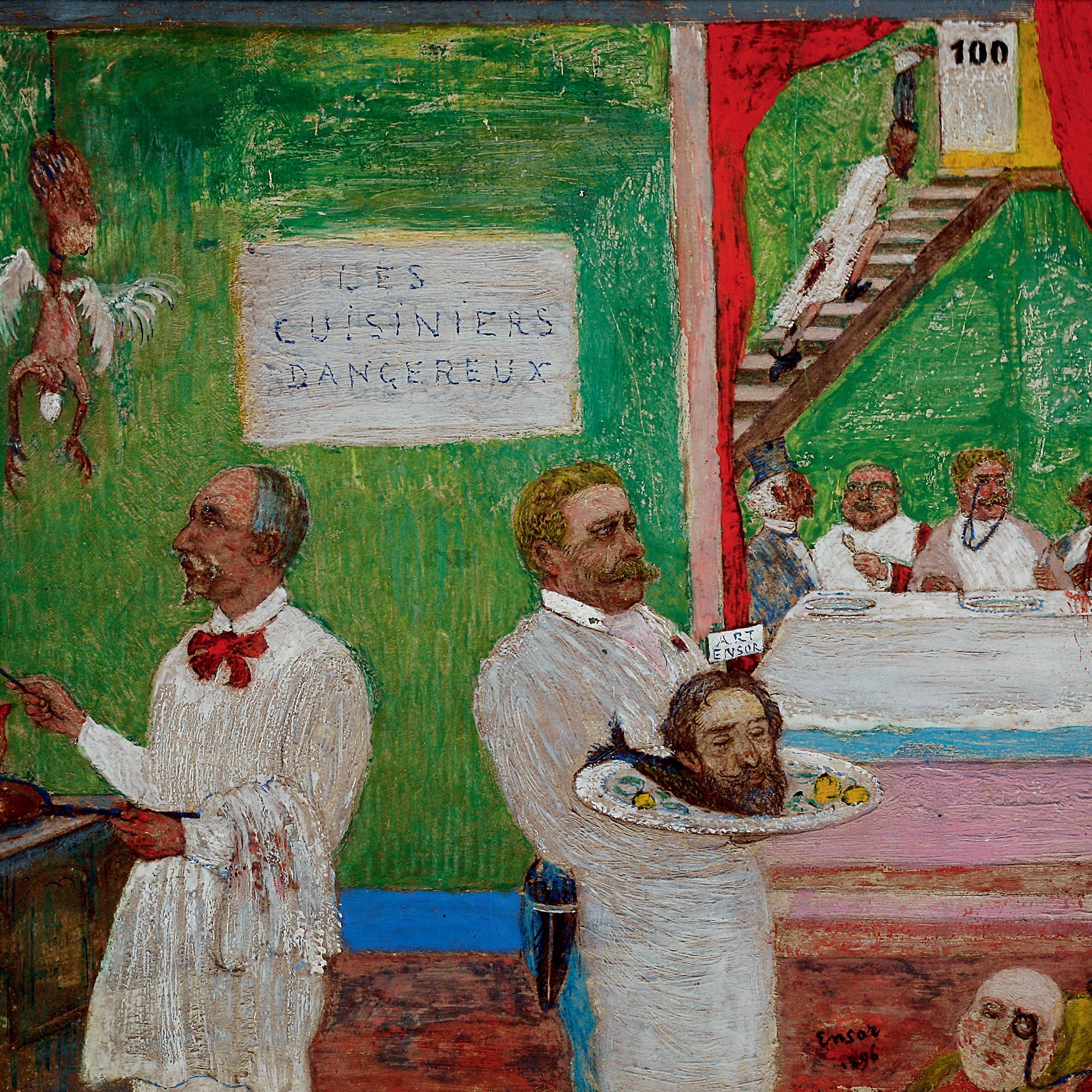 The Dangerous Cooks by James Ensor