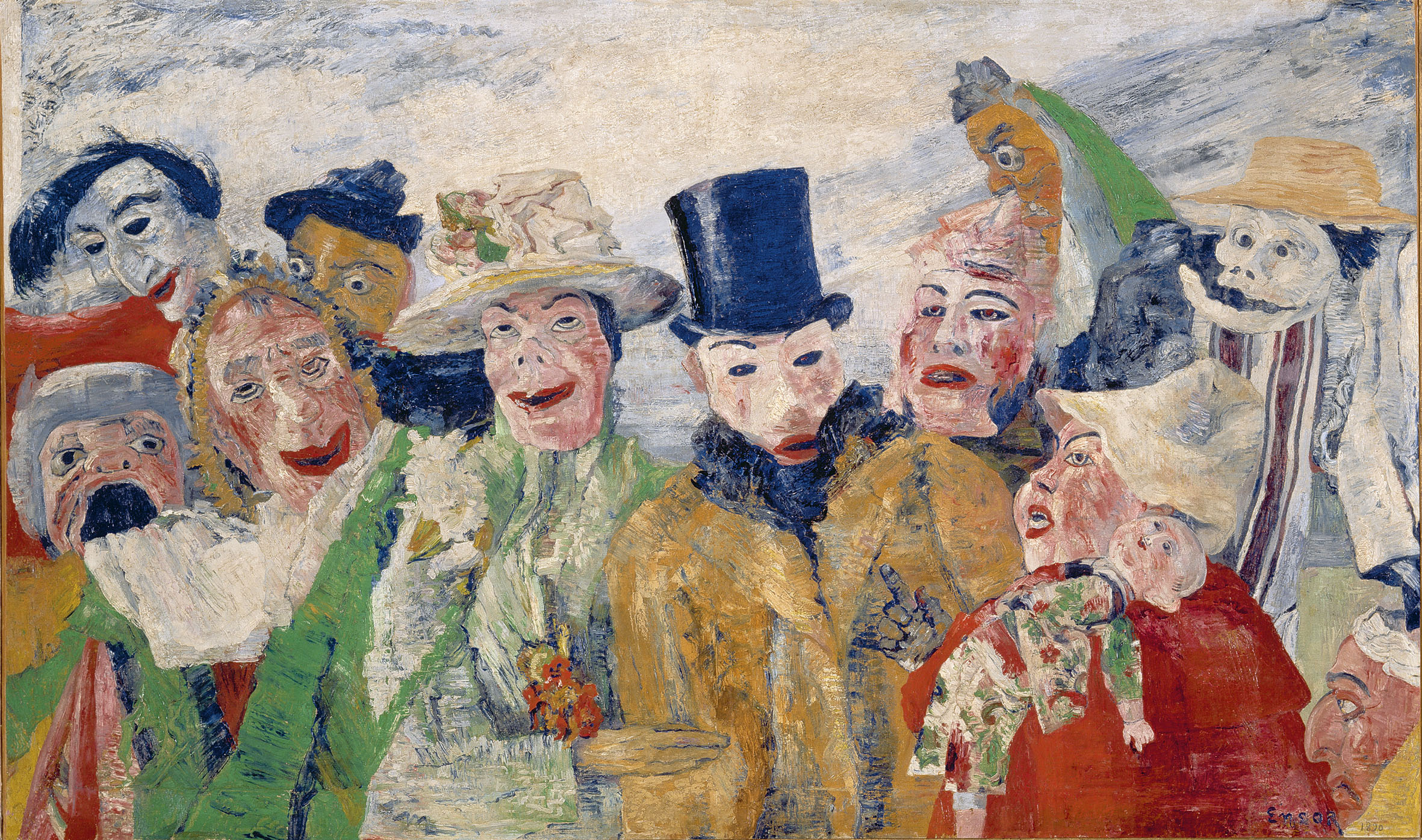 The Intrigue by James Ensor