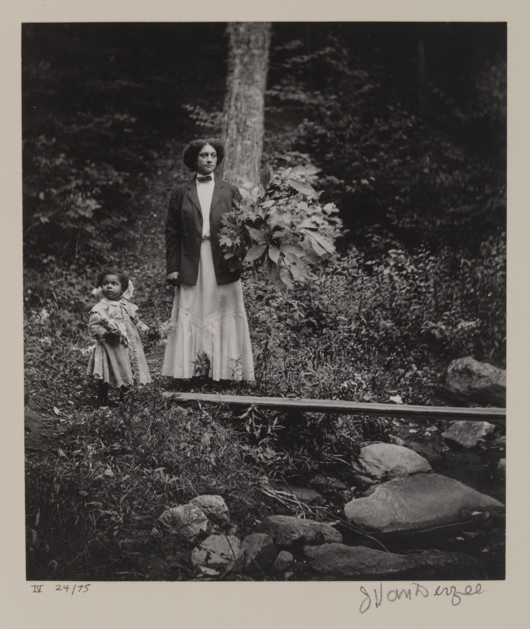 Kate and Rachel Van Der Zee, Lenox, Mass. by James Van Der Zee