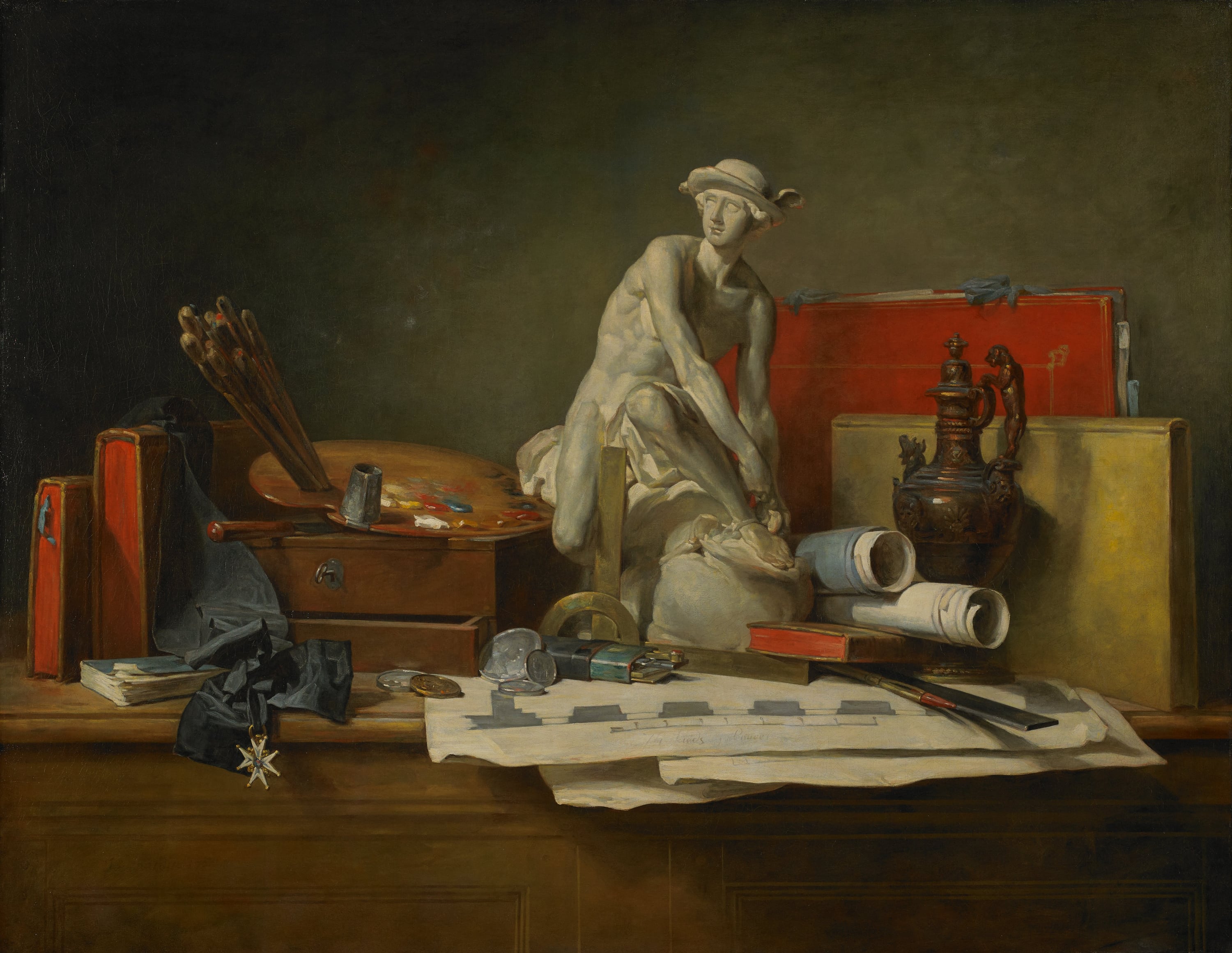 The Attributes of the Arts and the Rewards Which Are Accorded Them by Jean-Baptiste-Siméon Chardin