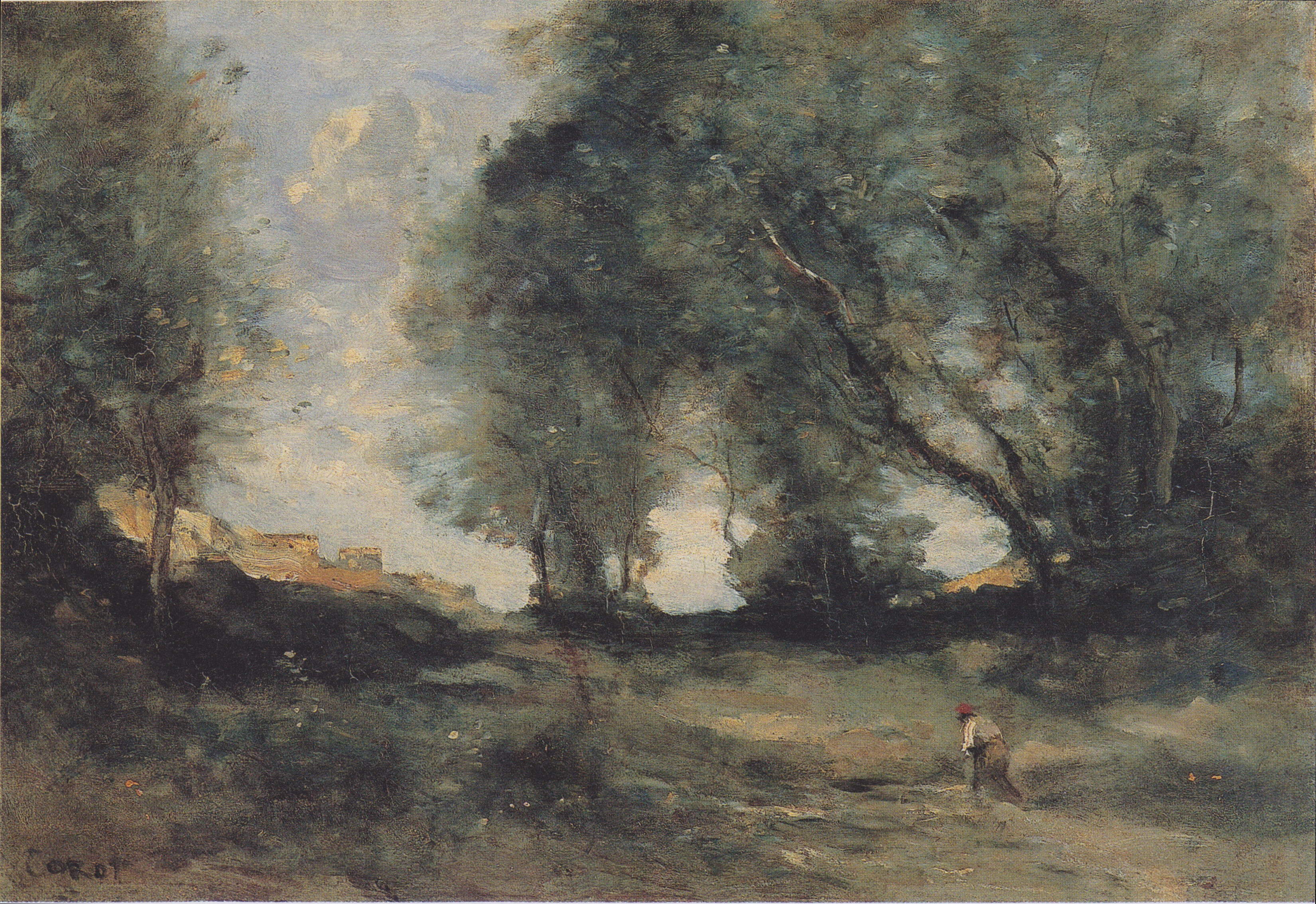 Landscape by Jean-Baptiste Camille Corot