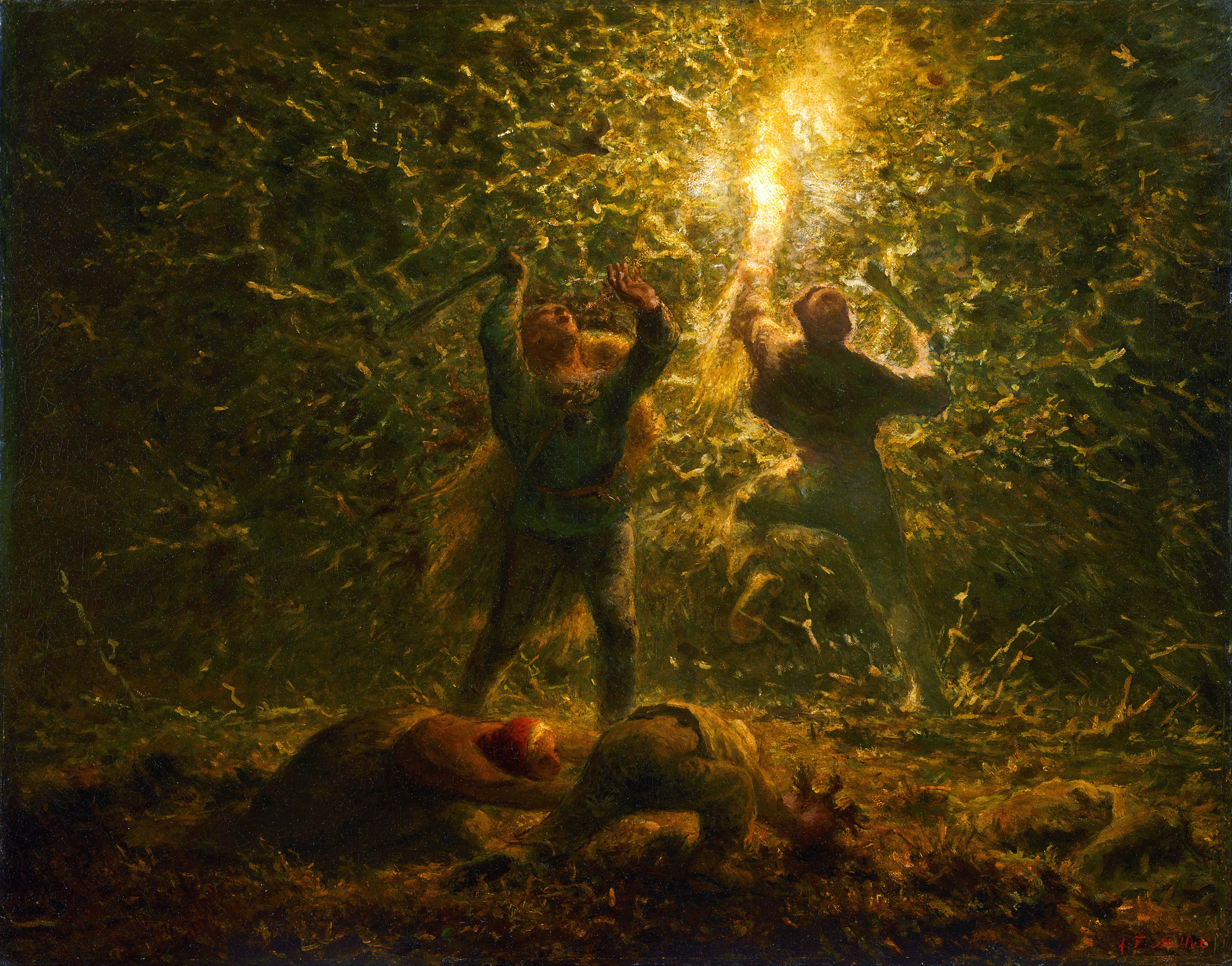 Bird’s-Nesters by Jean-François Millet