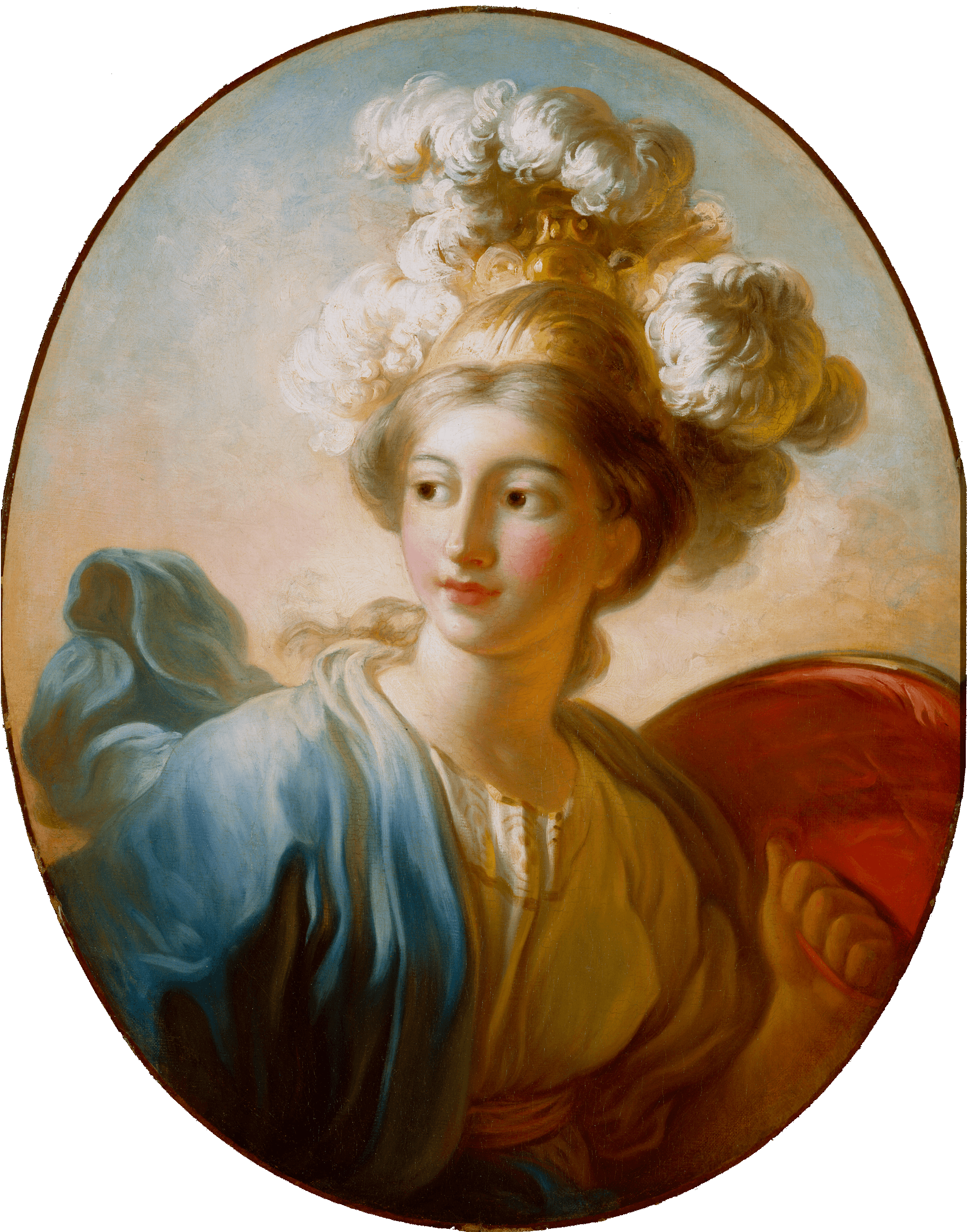 The Goddess Minvera by Jean-Honoré Fragonard