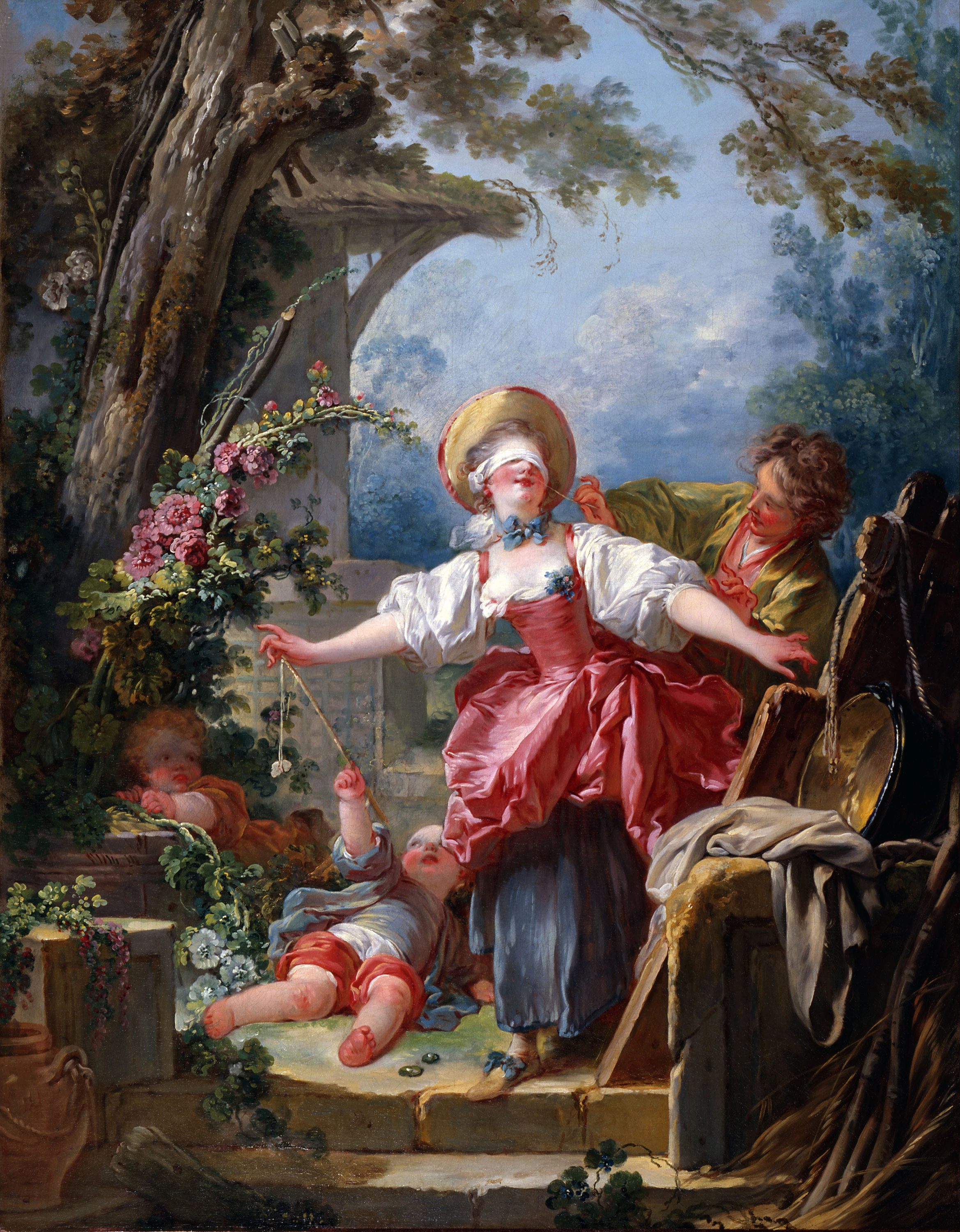 Blind Man's Buff by Jean-Honoré Fragonard