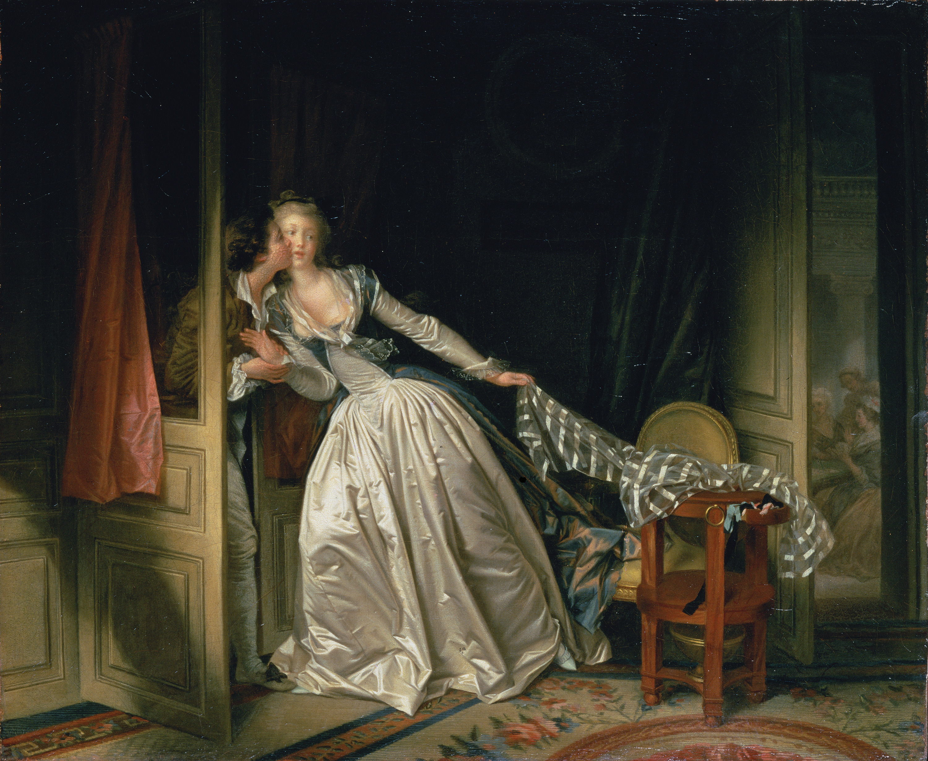 The Stolen Kiss by Jean-Honoré Fragonard