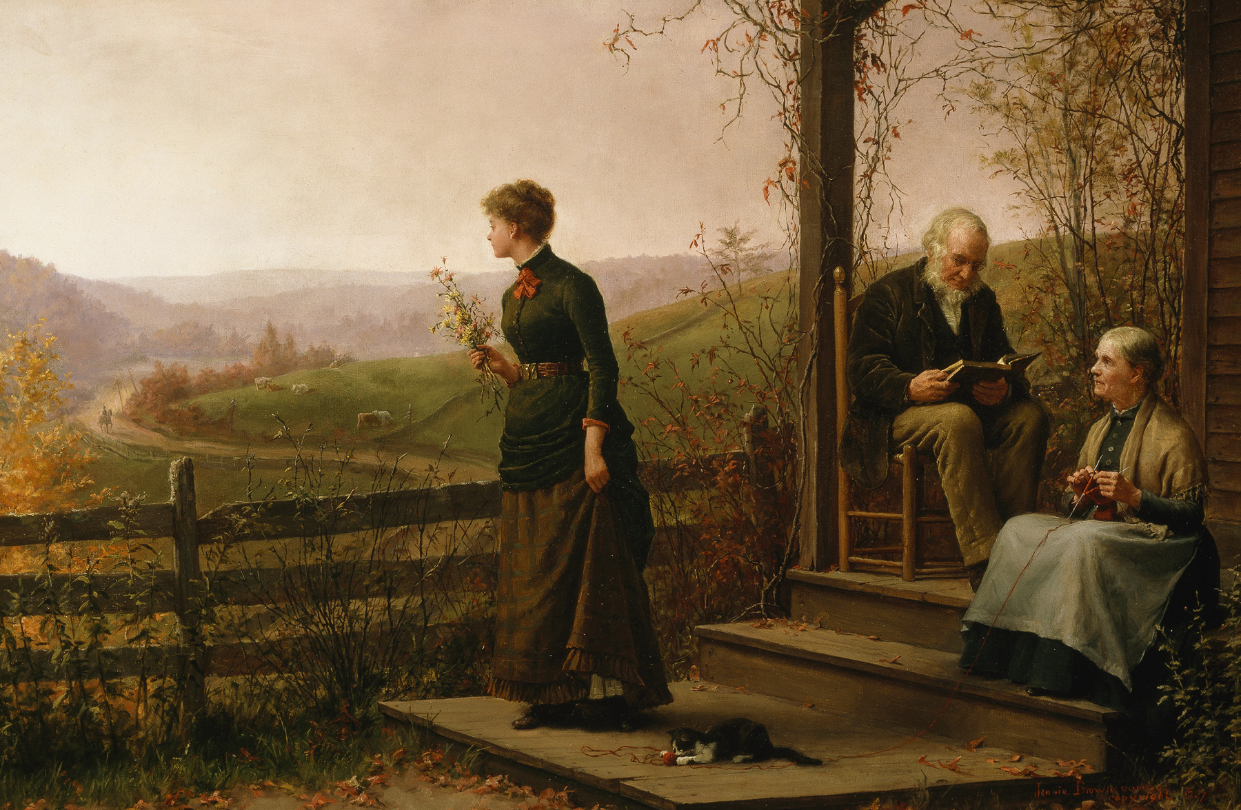Love's Young Dream by Jennie Augusta Brownscombe