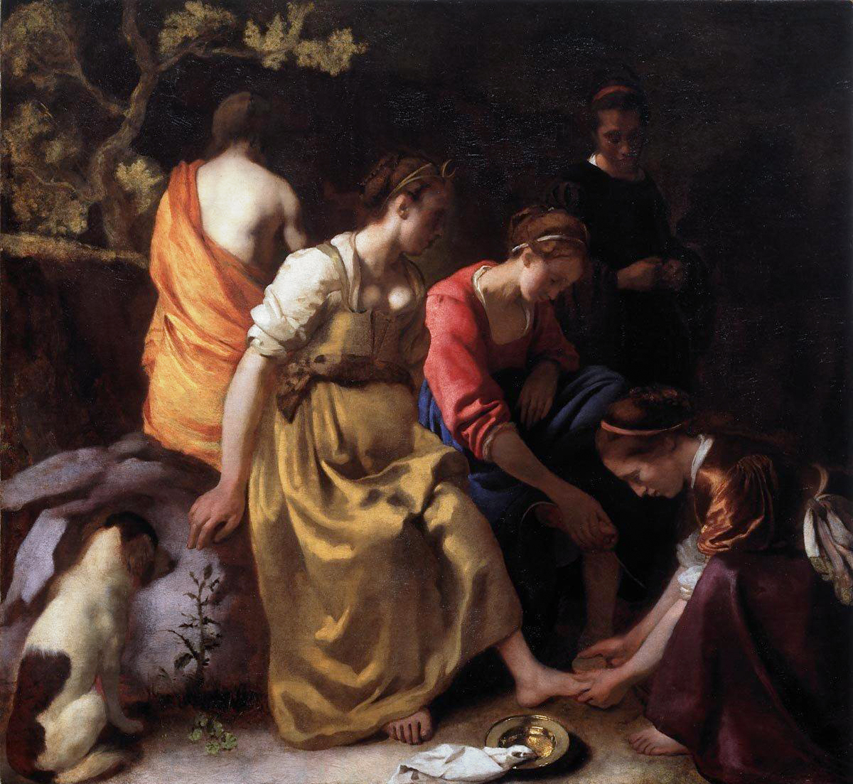 Diana and her Companions by Johannes Vermeer