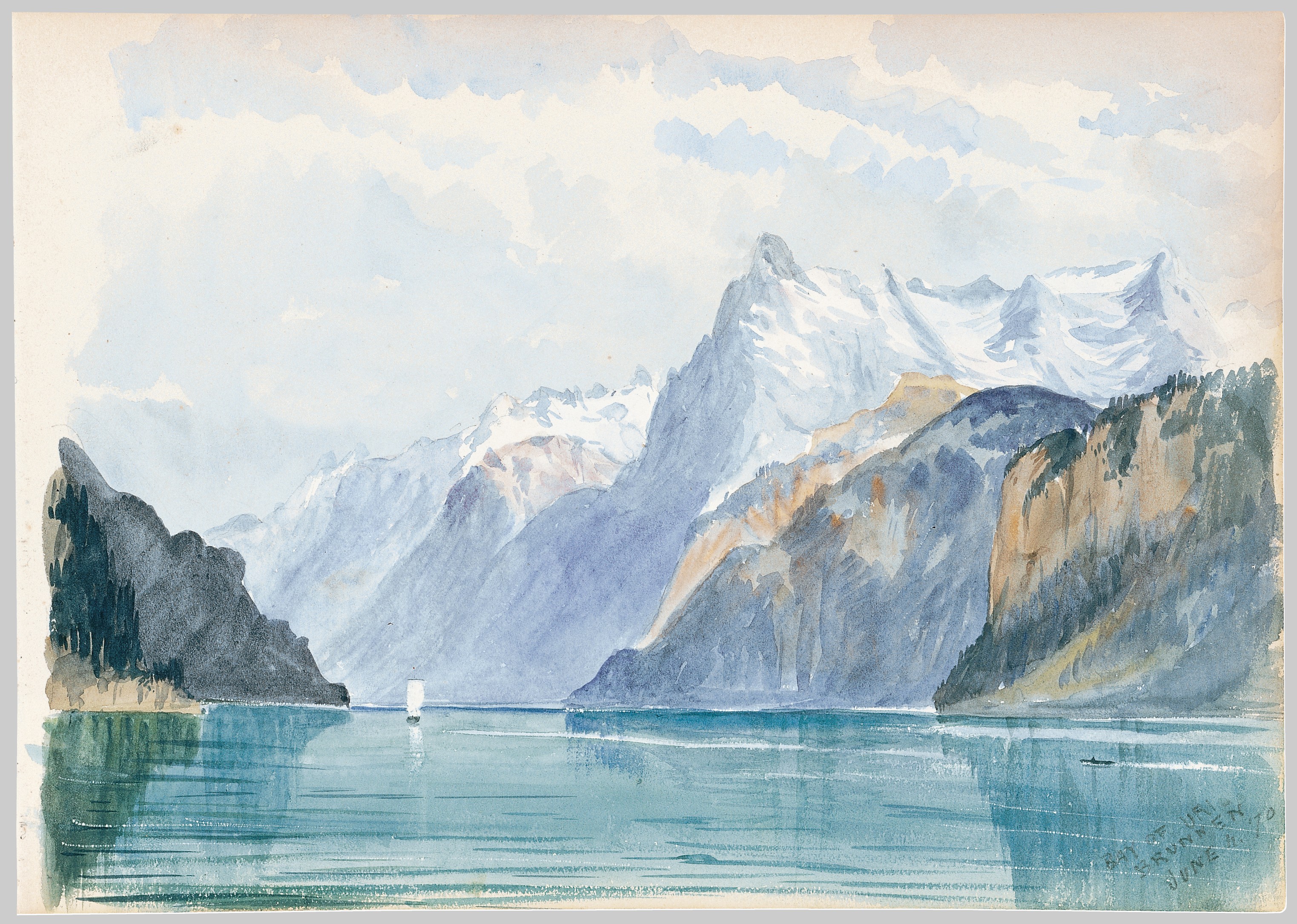 Bay of Uri, Brunnen by John Singer Sargent