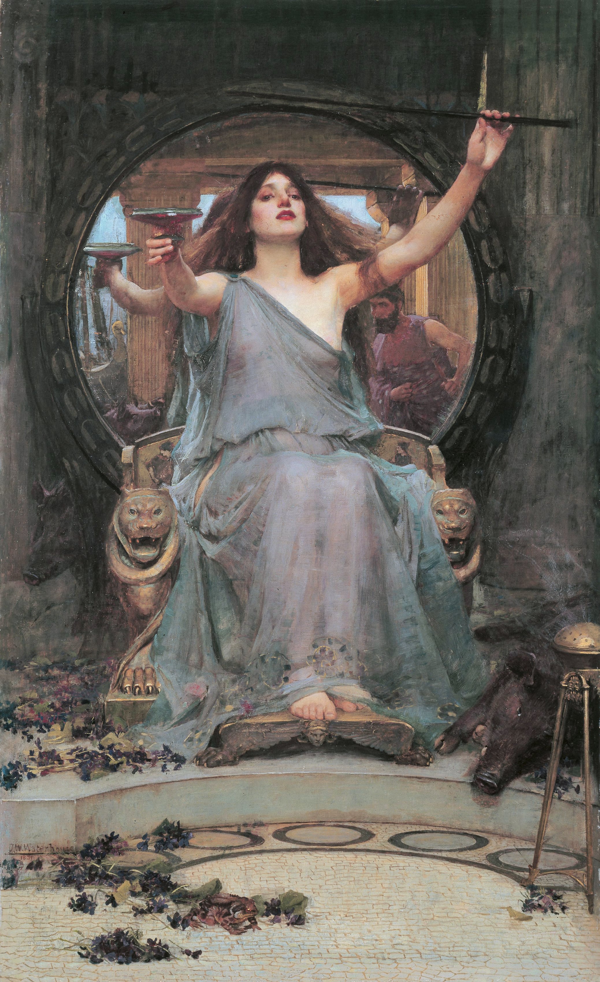 Circe Offering the Cup to Ulysses by John William Waterhouse