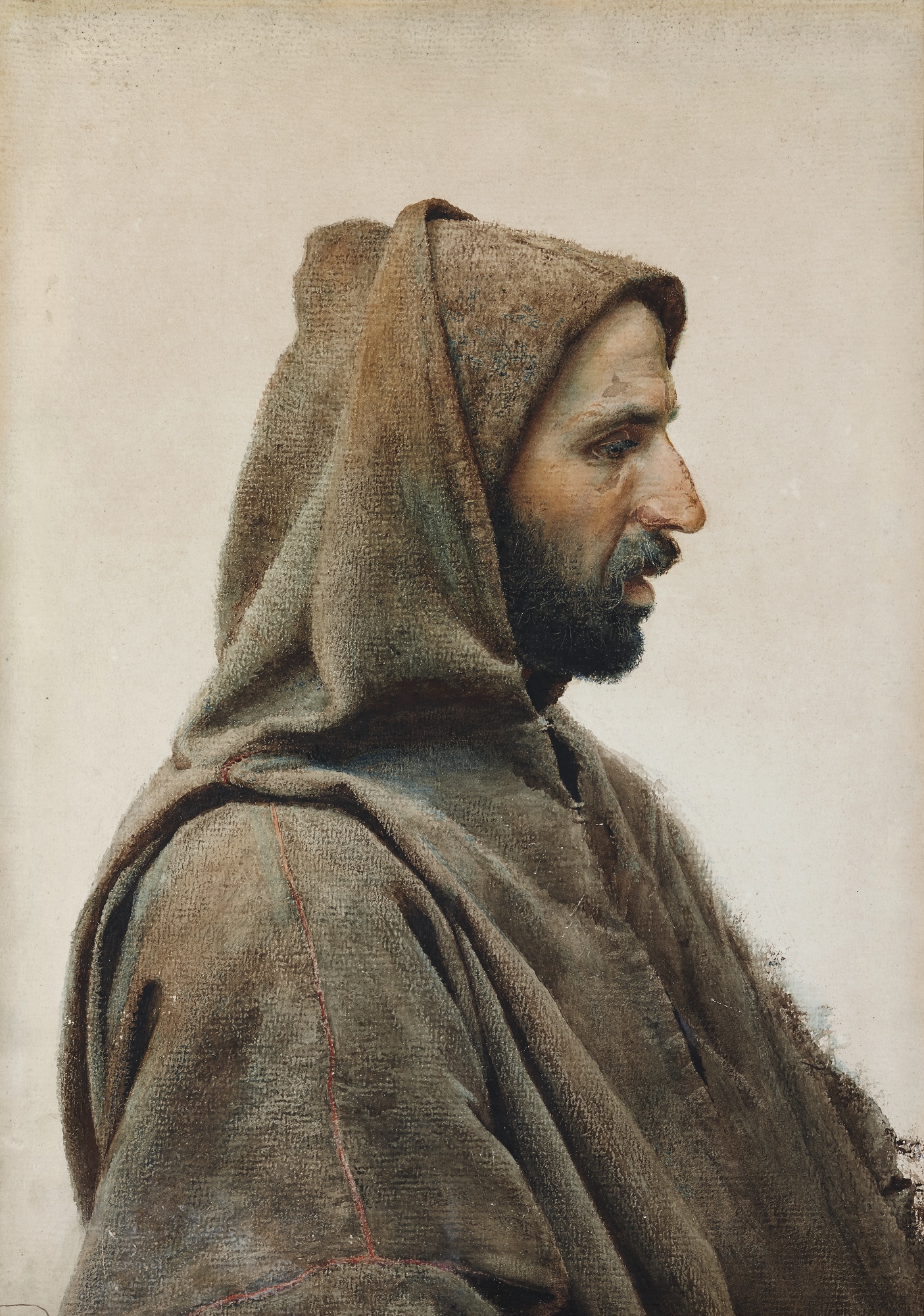 Man Wearing a Burnous by José Tapiro y Baro