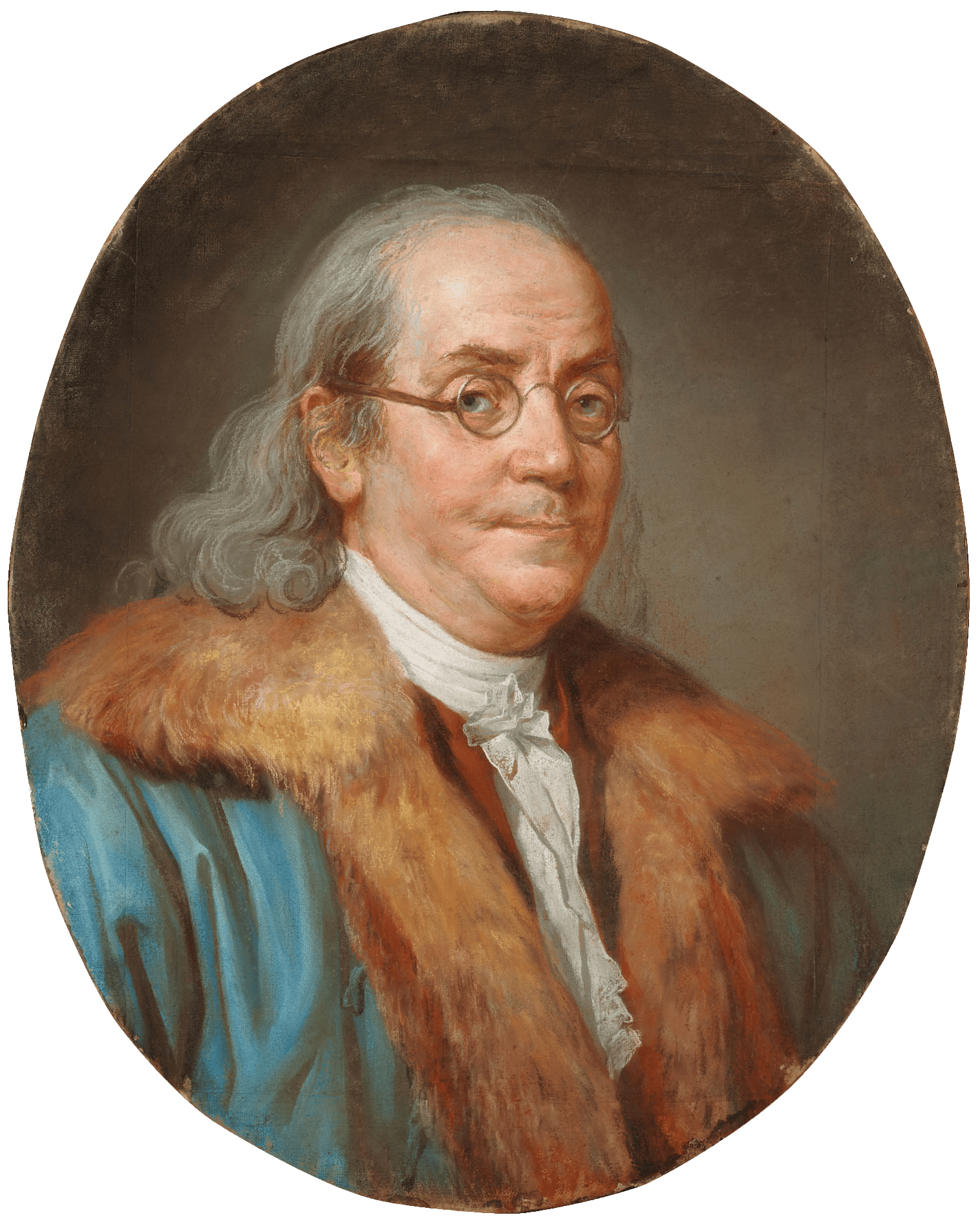Portrait of Benjamin Franklin by Joseph Ducreux