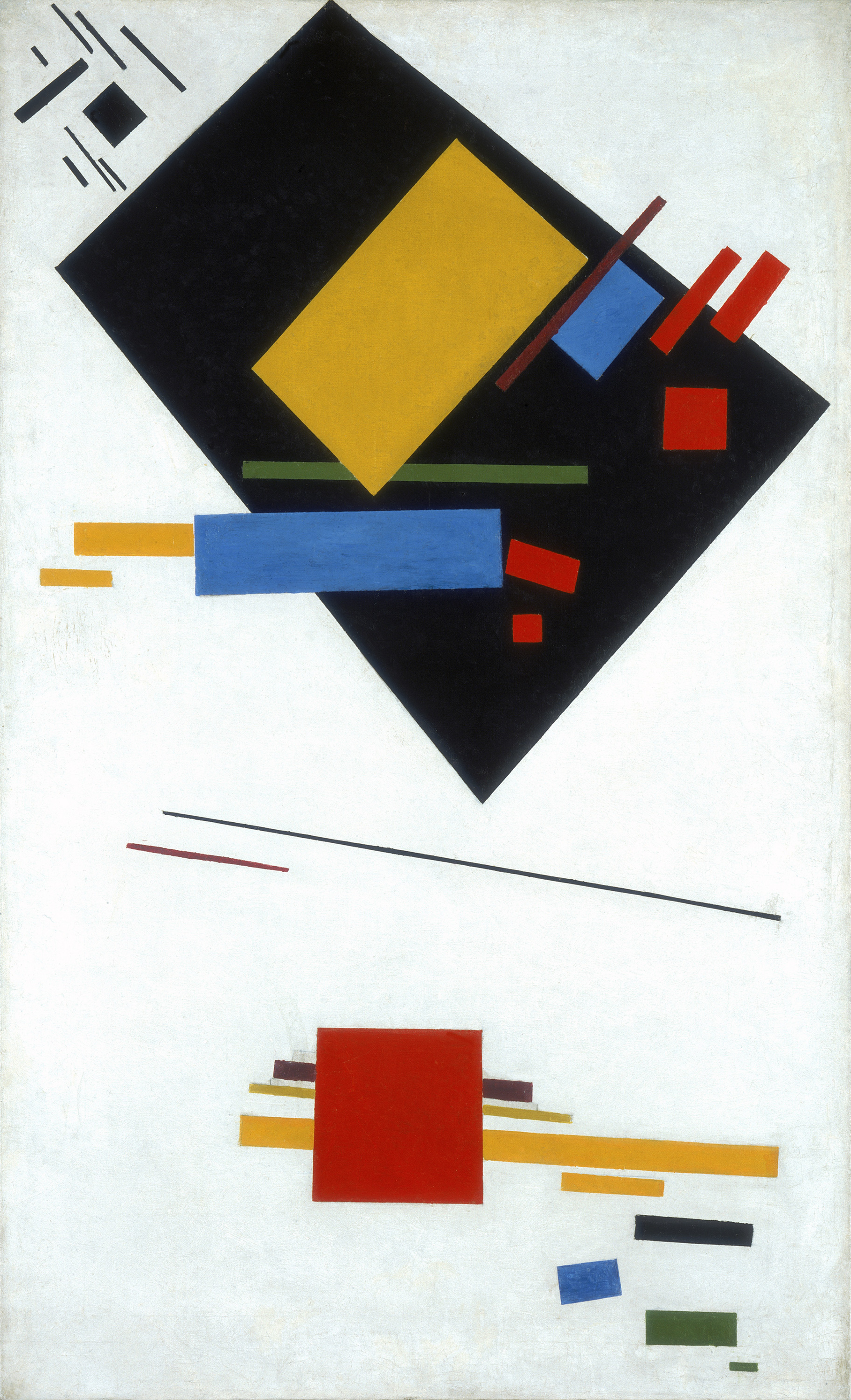 Black Trapezium and Red Square by Kazimir Malevich