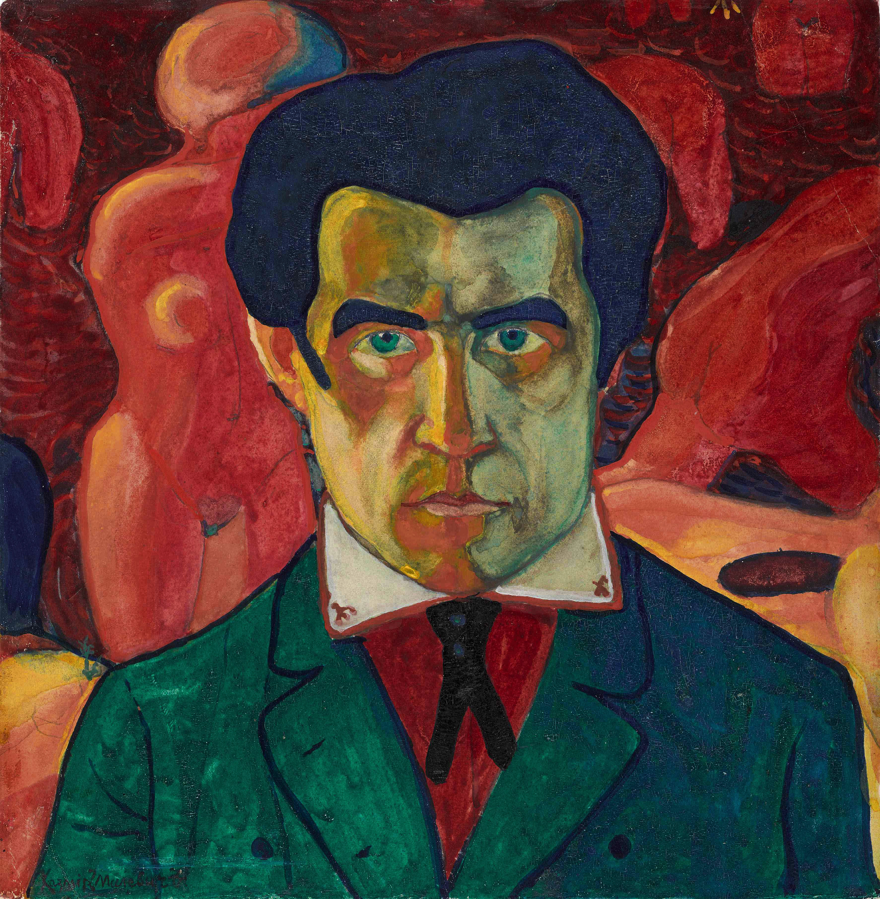 Self-portrait by Kazimir Malevich