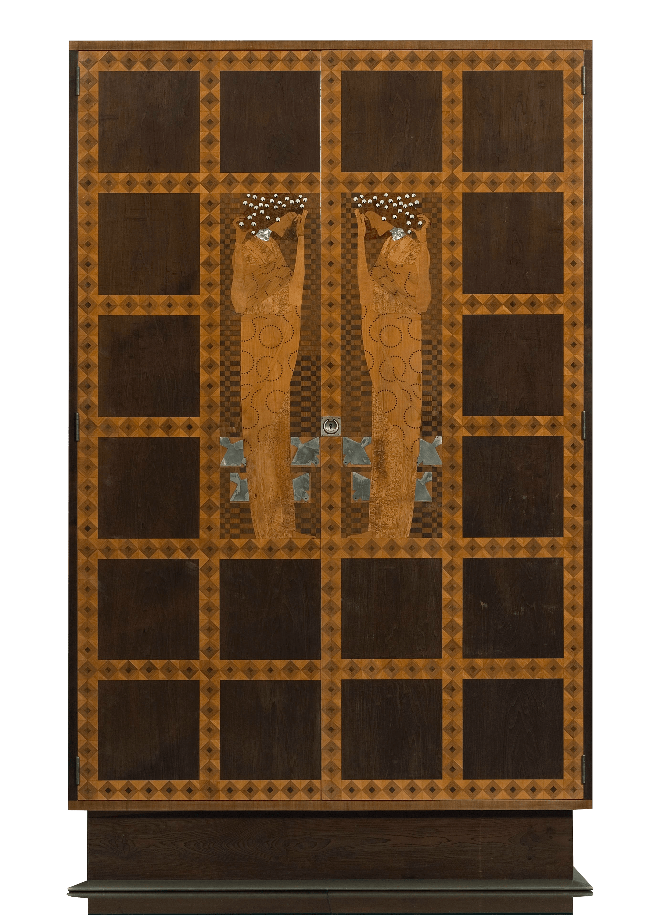 Inlaid Eisler-Terramare Armoire by Koloman Moser