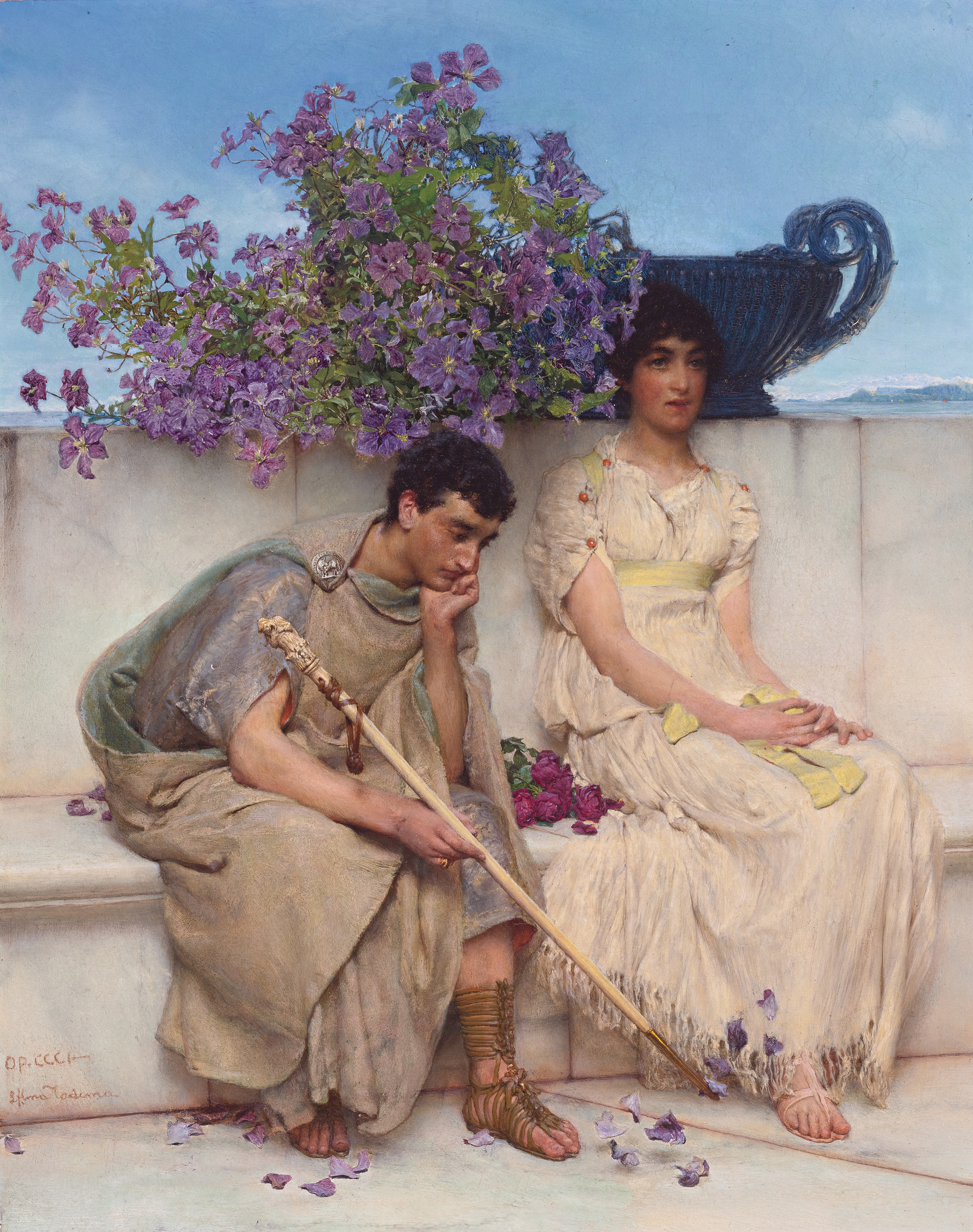 An Eloquent Silence by Lawrence Alma-Tadema