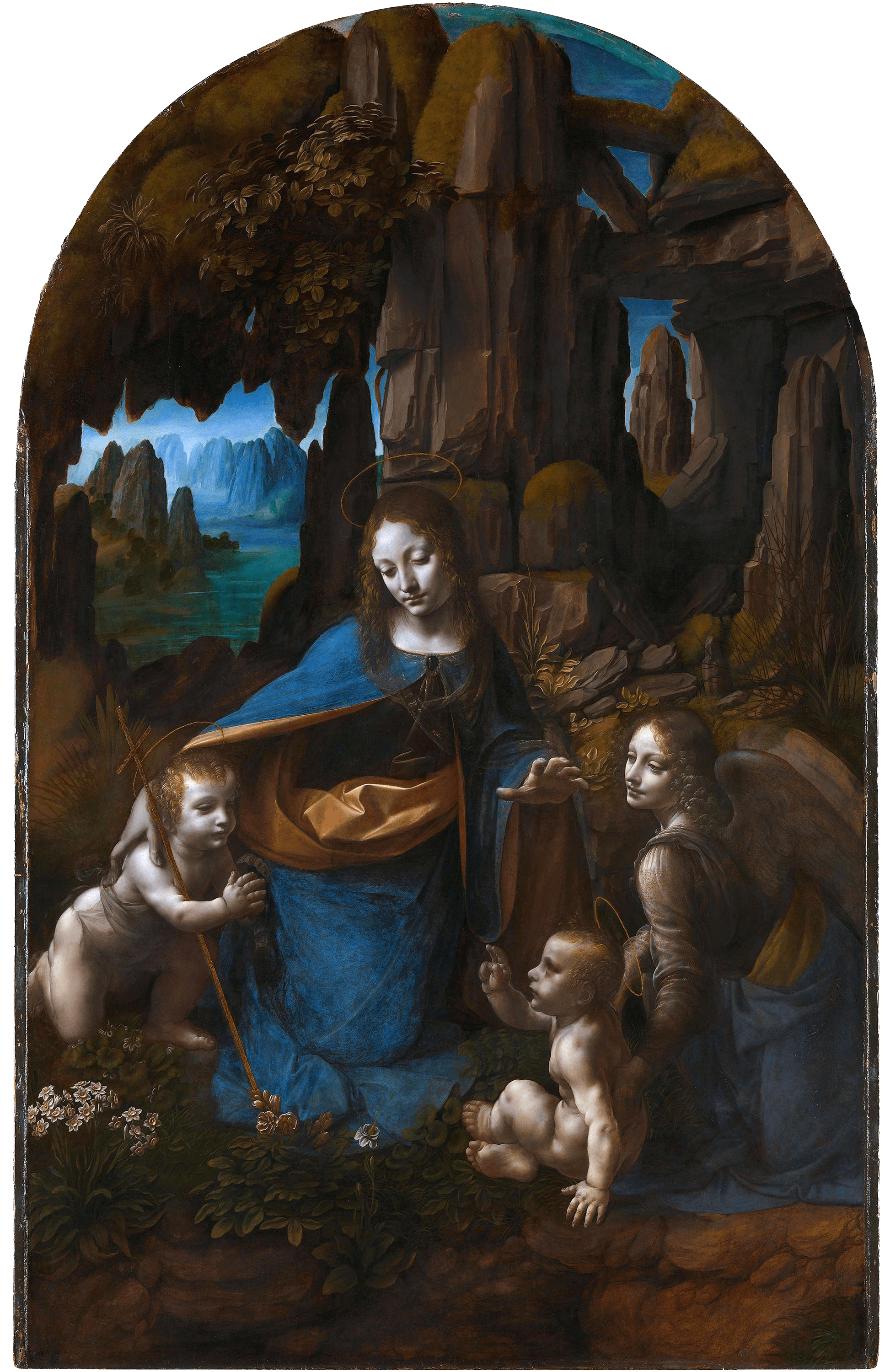 Virgin of the Rocks, 2nd Version by Leonardo da Vinci