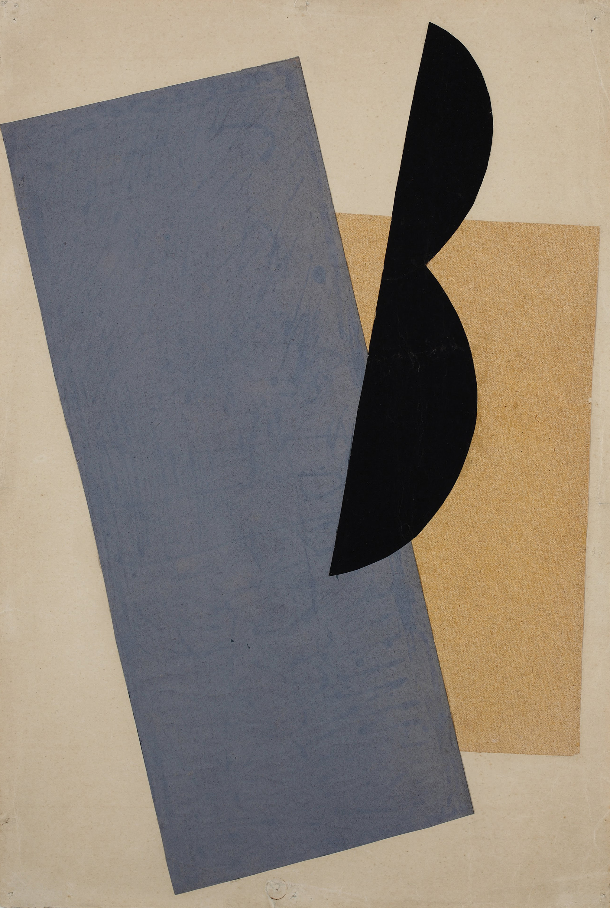 Composition in Blue Yellow and Black by Liubov Popova