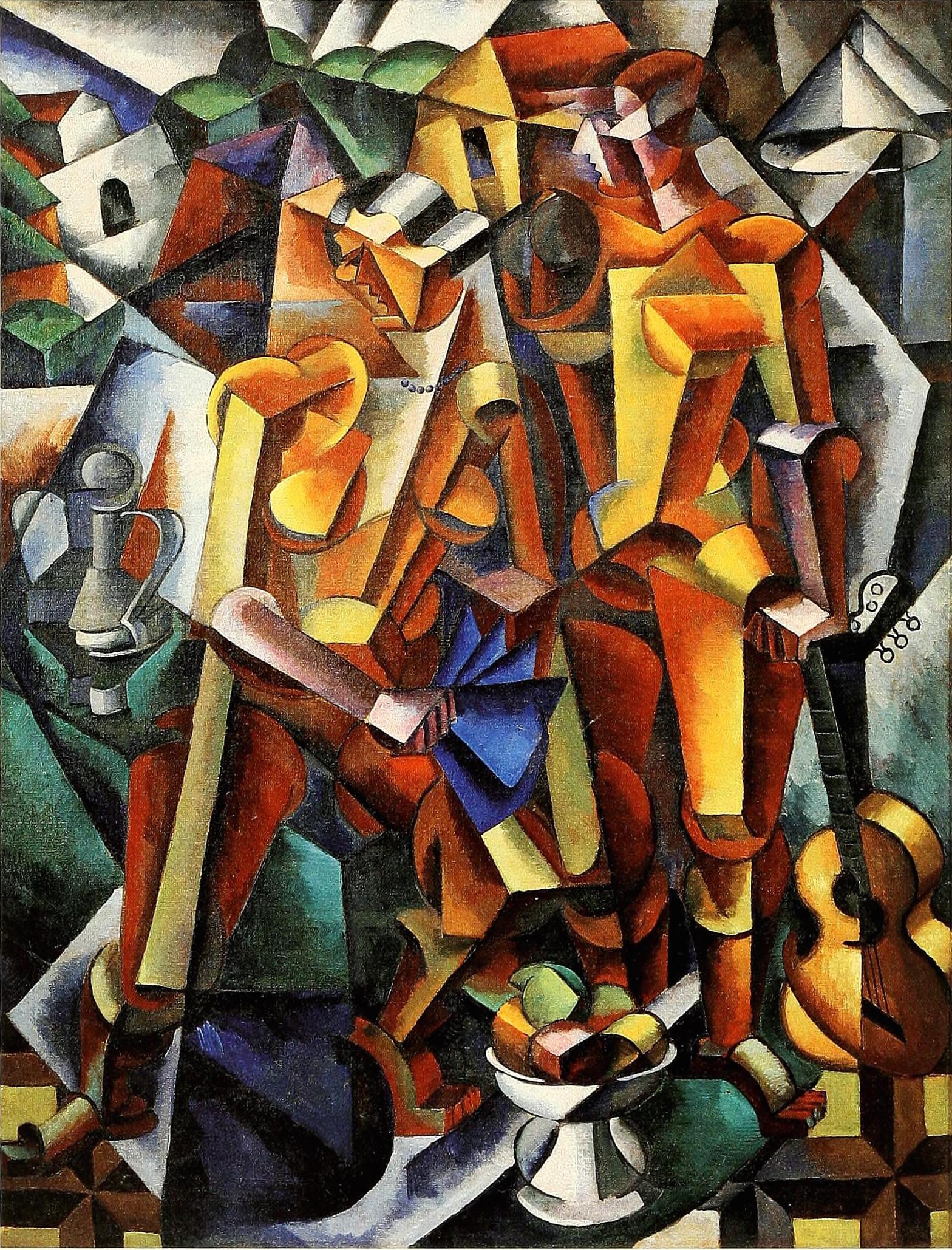 Composition with Figures by Liubov Popova