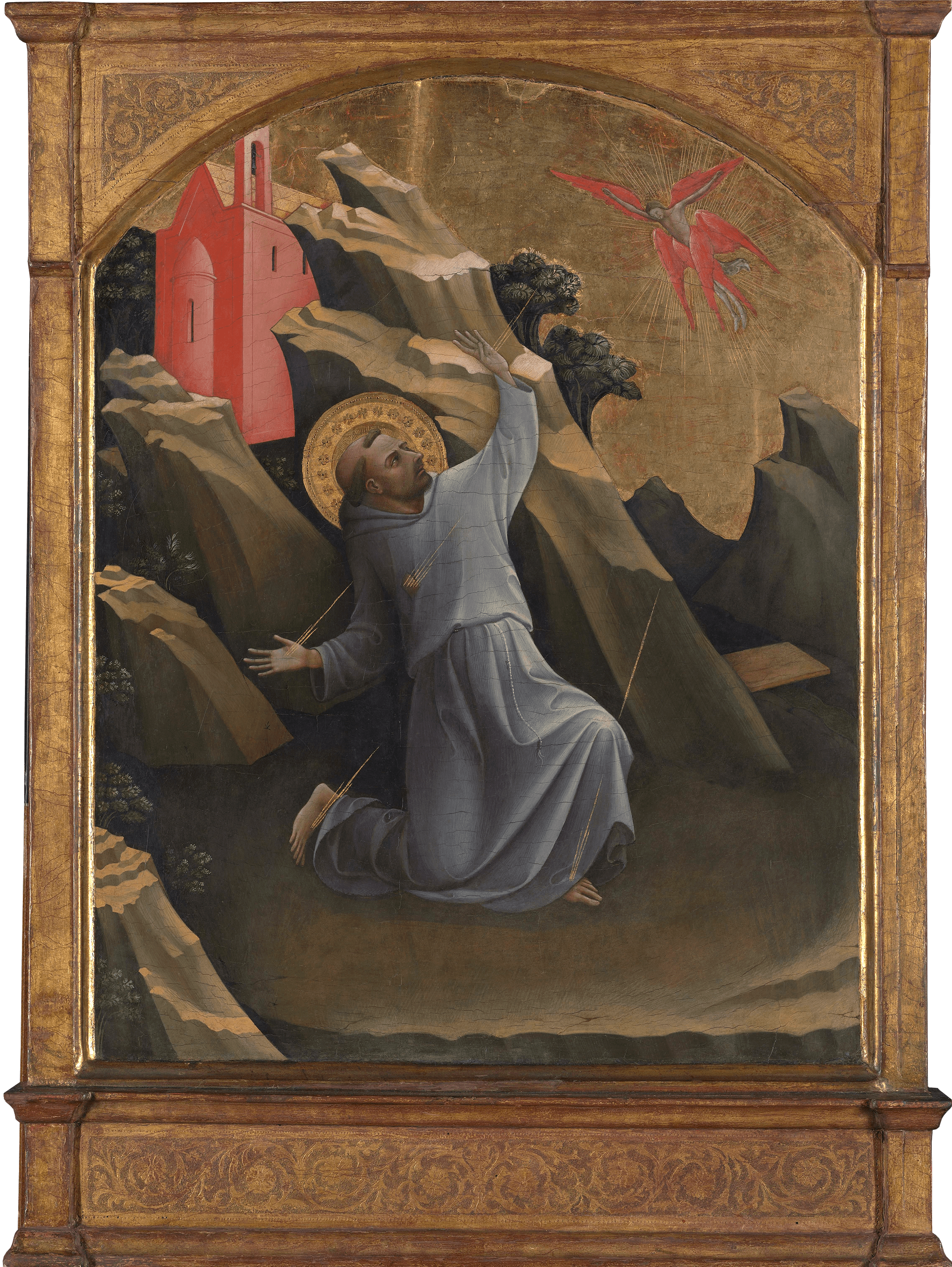 Saint Francis Receiving the Stigmata by Lorenzo Monaco