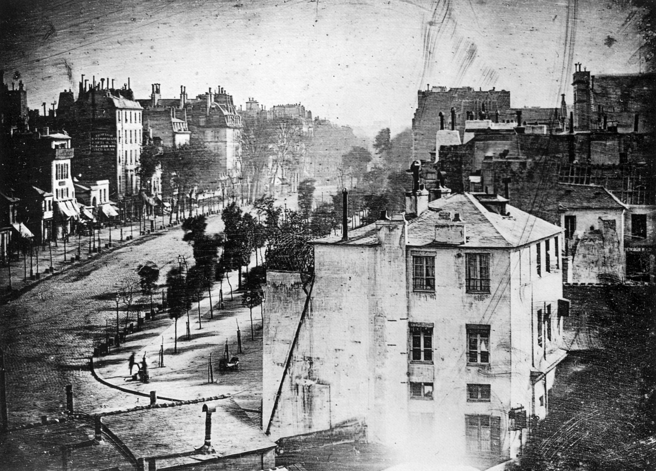 Boulevard du Temple by Louis Jacques Mandé Daguerre