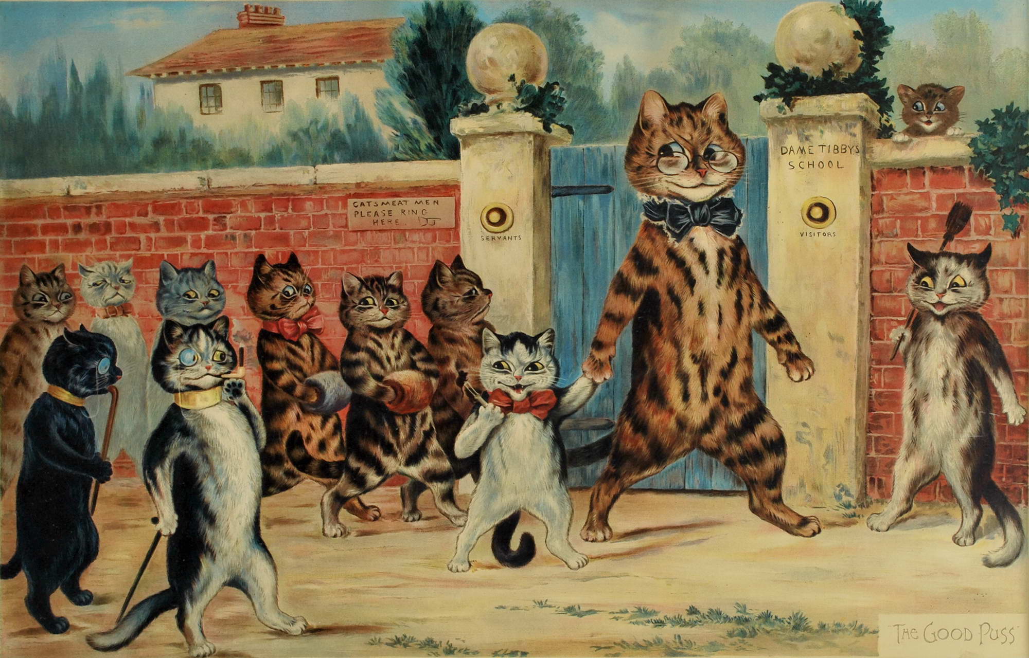 The Good Puss by Louis Wain
