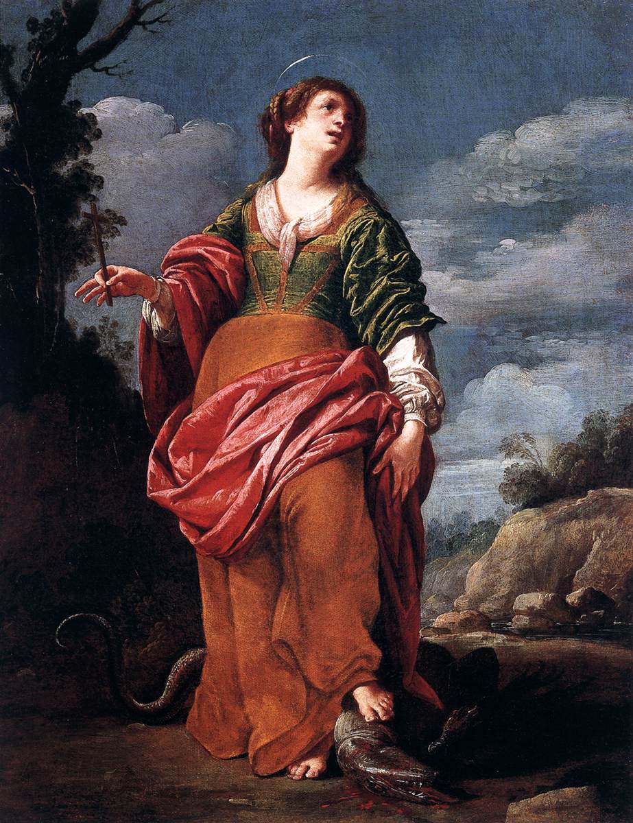 Saint Margaret by Lucrina Fetti