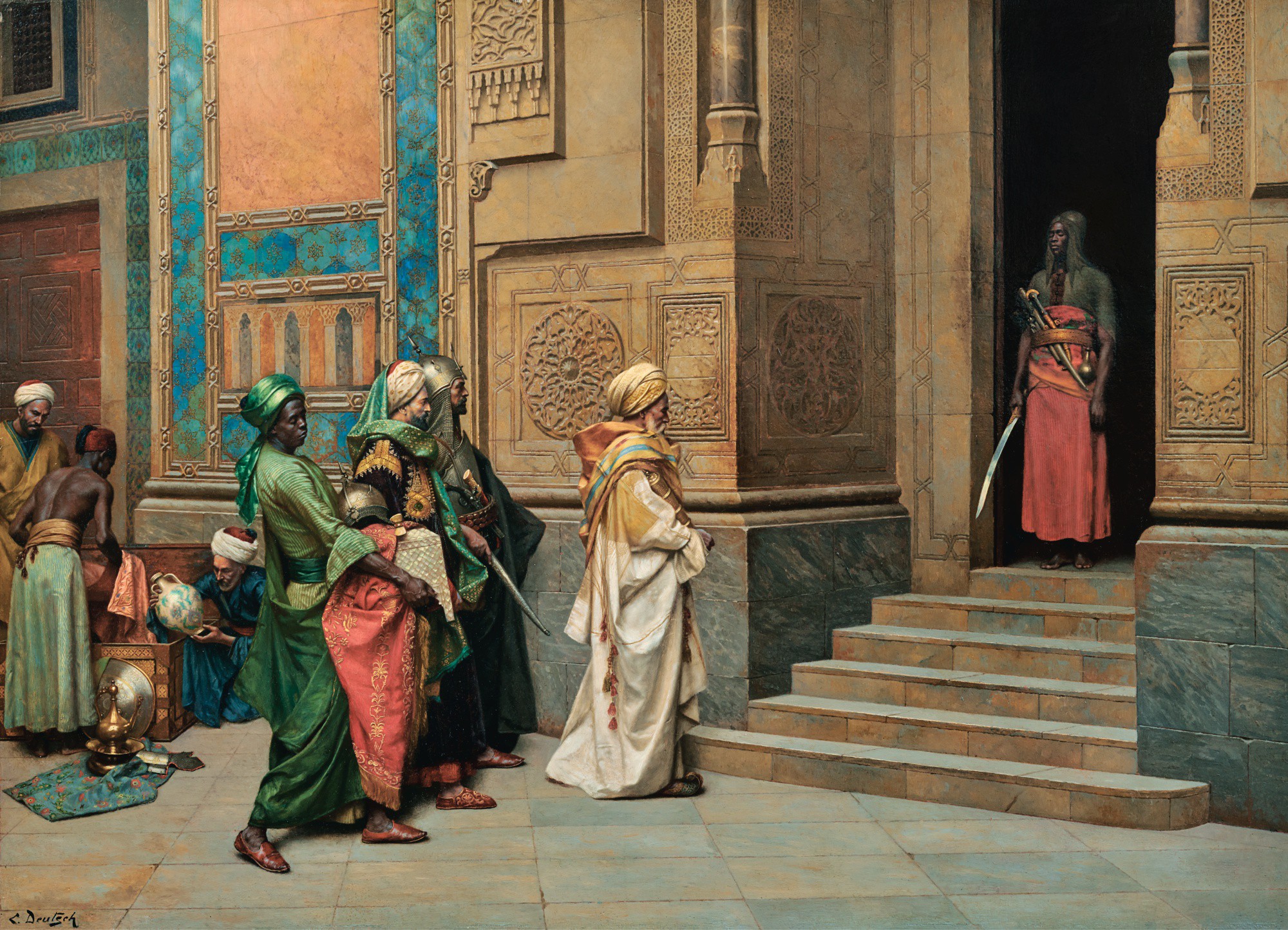 The Tribute by Ludwig Deutsch