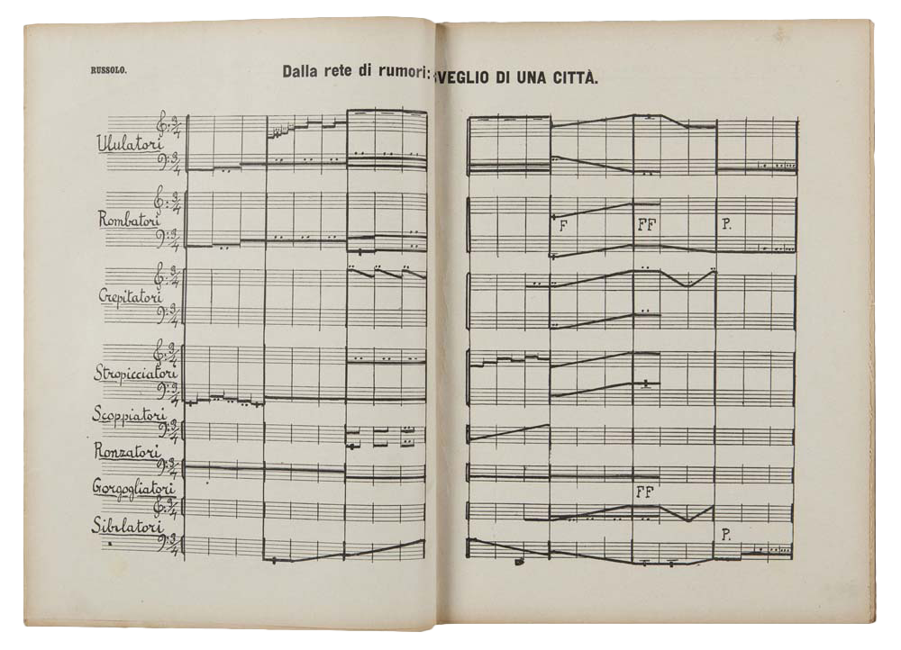 Enharmonic Notation for Intonarumori by Luigi Russolo