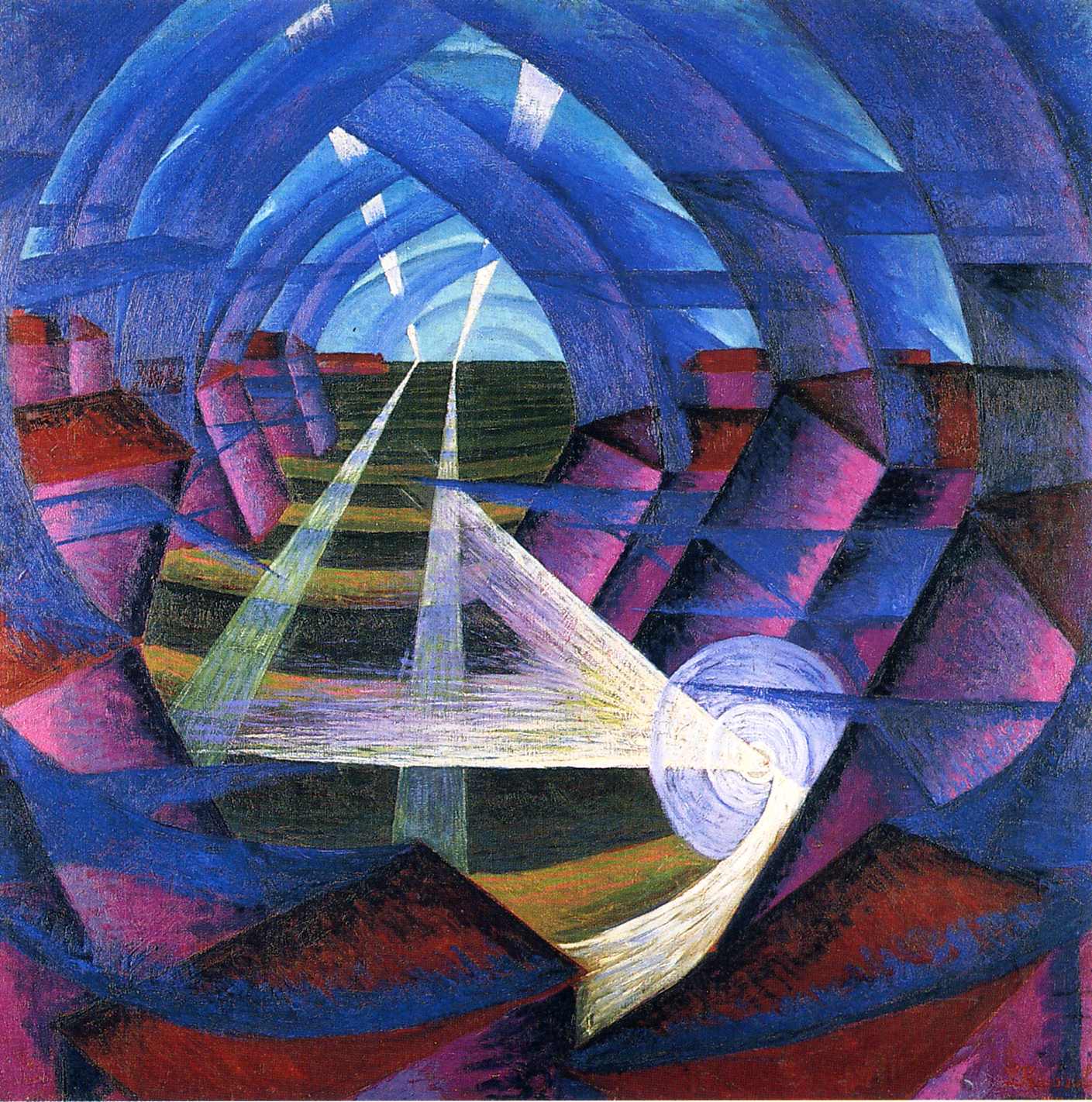 House + Light + Sky Movement by Luigi Russolo