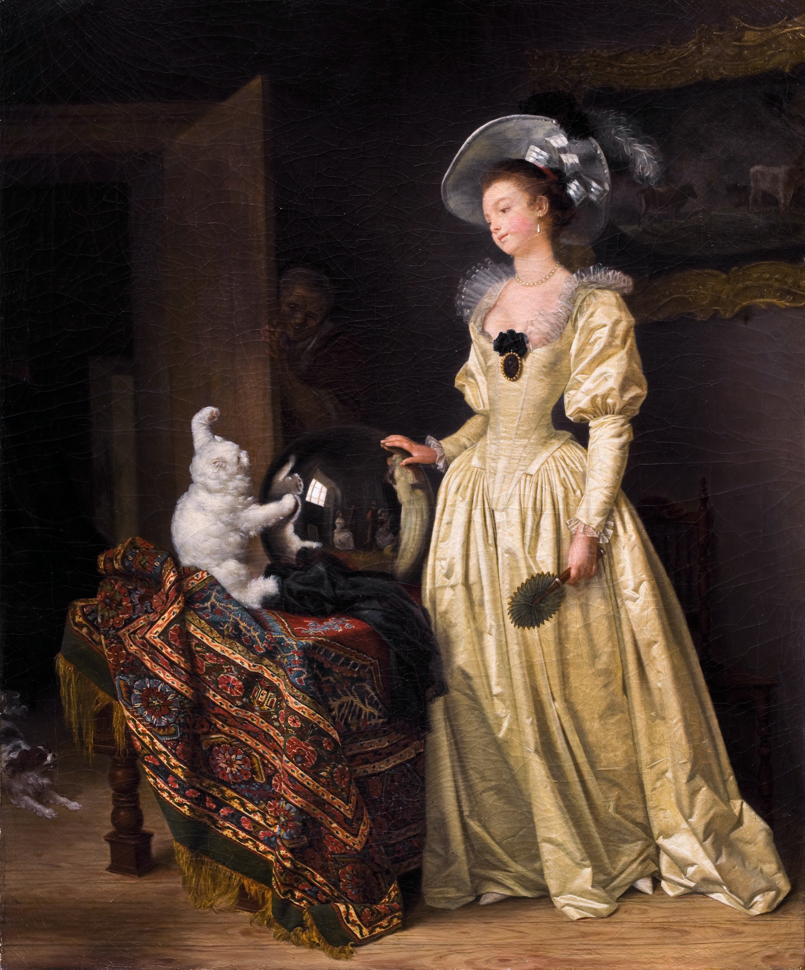 The Angora Cat by Marguerite Gérard